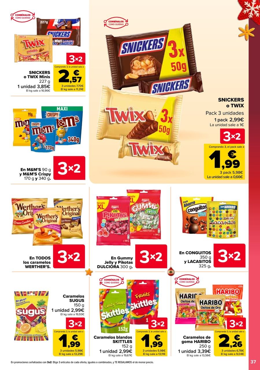 Ofertas de Carrefour España de 29 diciembre a 14 enero 2026 Ofertas 3x2