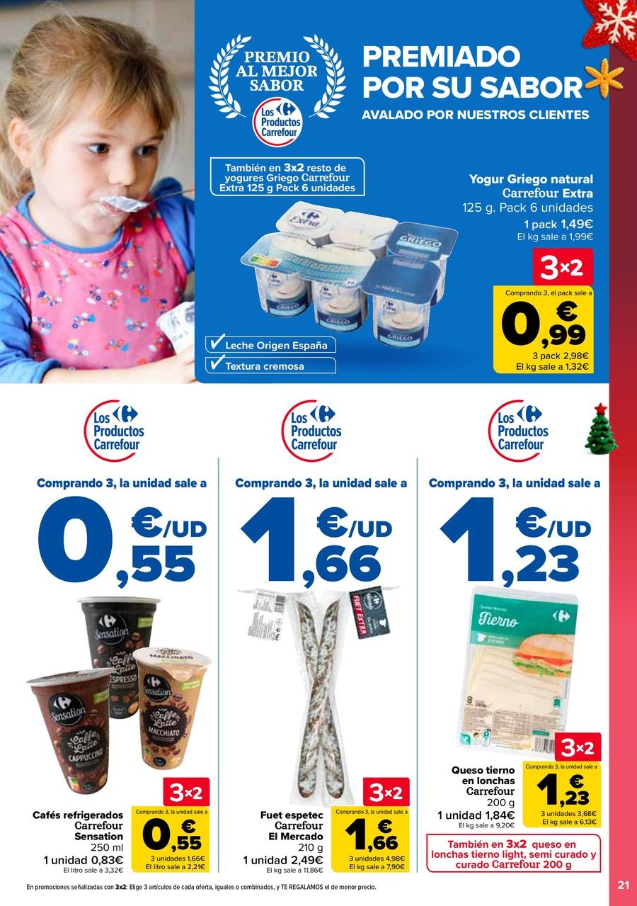 Ofertas de Carrefour España de 29 diciembre a 14 enero 2026 Ofertas 3x2