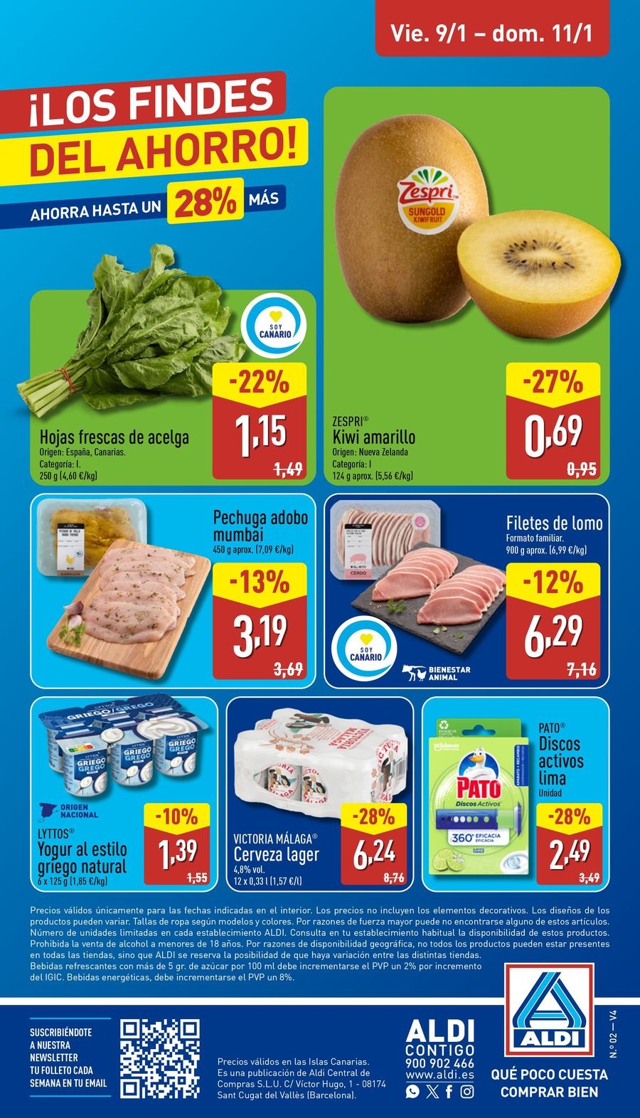 ALDI Spain Offers from 5 to 11 January 2026 How little it costs to buy well!