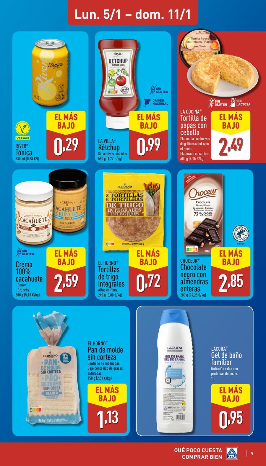 ALDI Spain Offers from 5 to 11 January 2026 How little it costs to buy well!