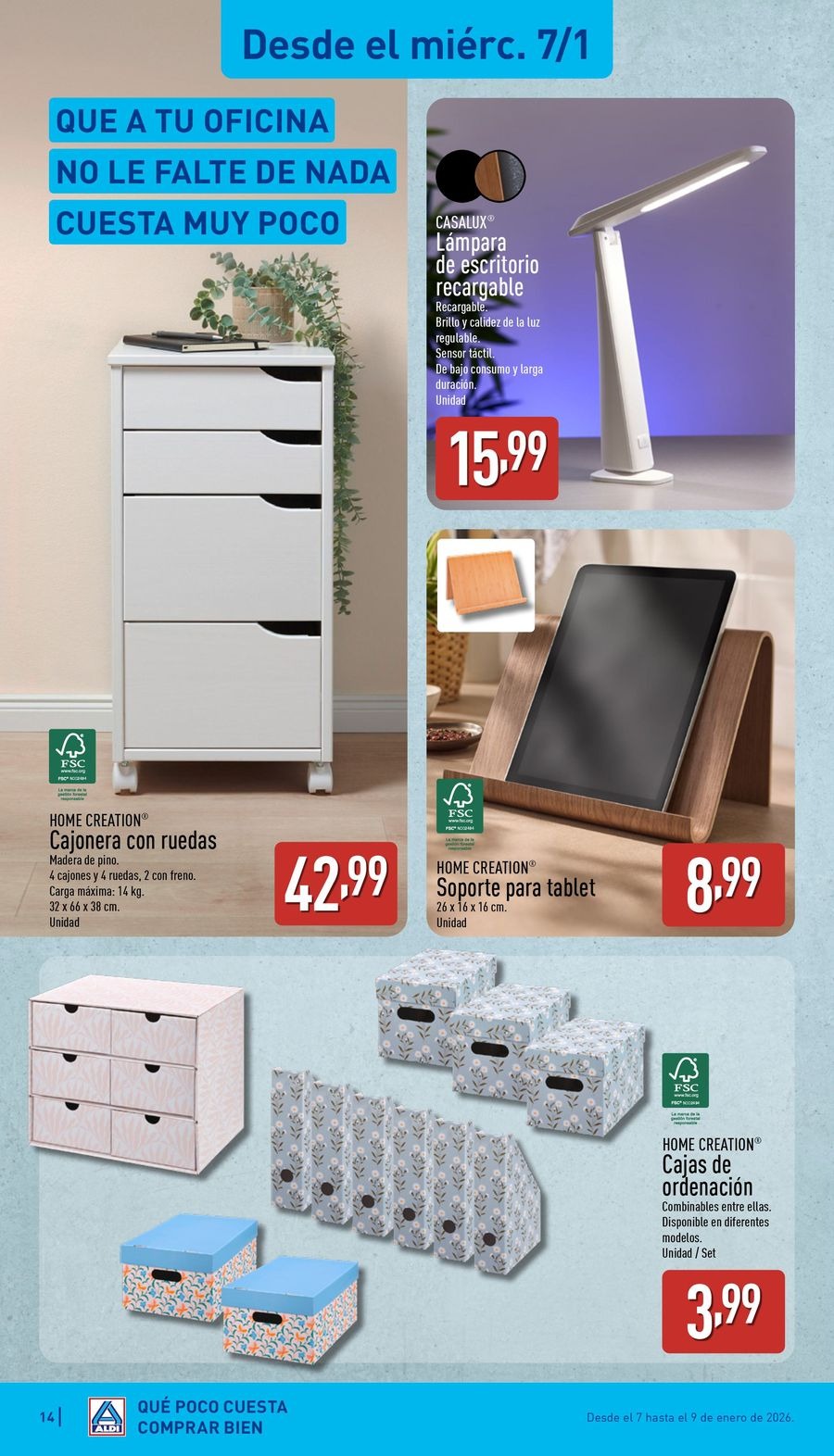 ALDI Spain Offers from 5 to 11 January 2026 How little it costs to buy well!