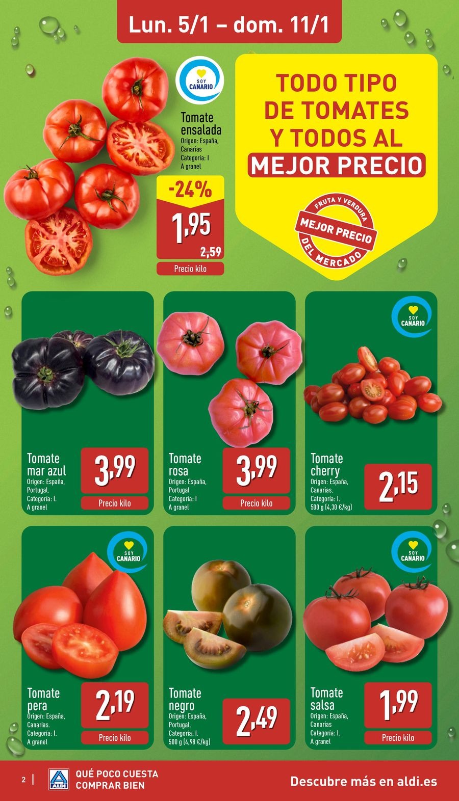ALDI Spain Offers from 5 to 11 January 2026 How little it costs to buy well!