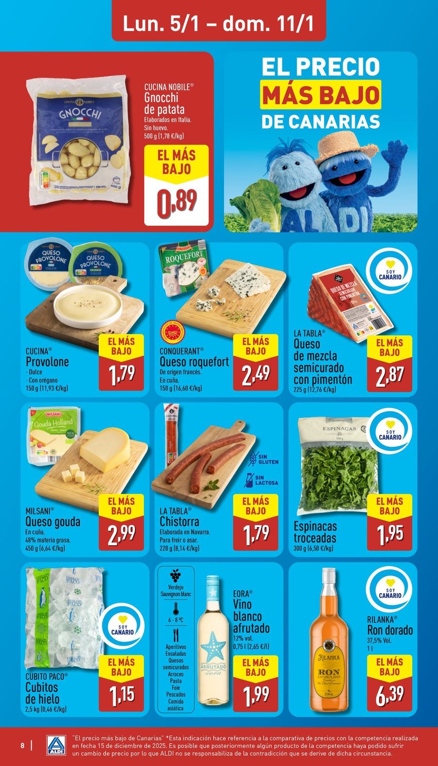 ALDI Spain Offers from 5 to 11 January 2026 How little it costs to buy well!
