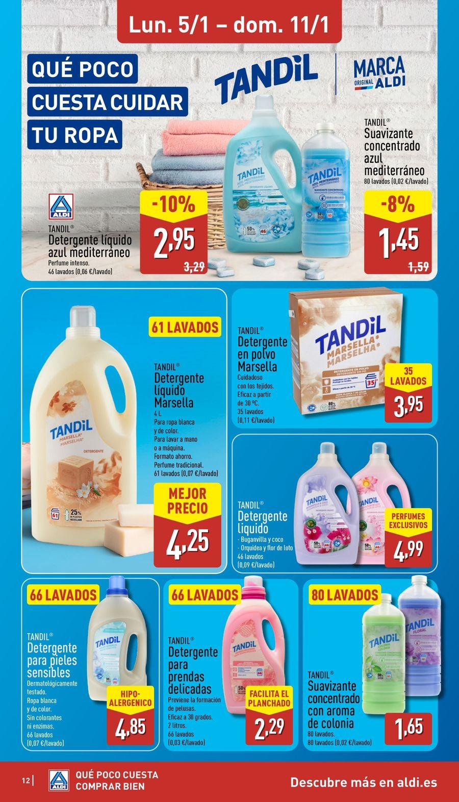 ALDI Spain Offers from 5 to 11 January 2026 How little it costs to buy well!