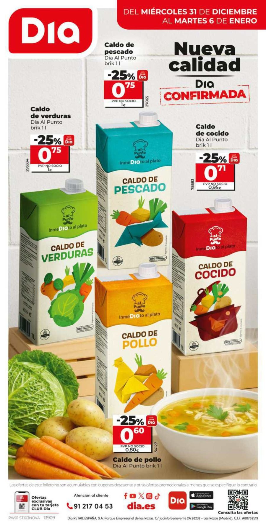 Ofertas de Dia España de 31 diciembre a 6 enero 2026 Ahorro a lo grande