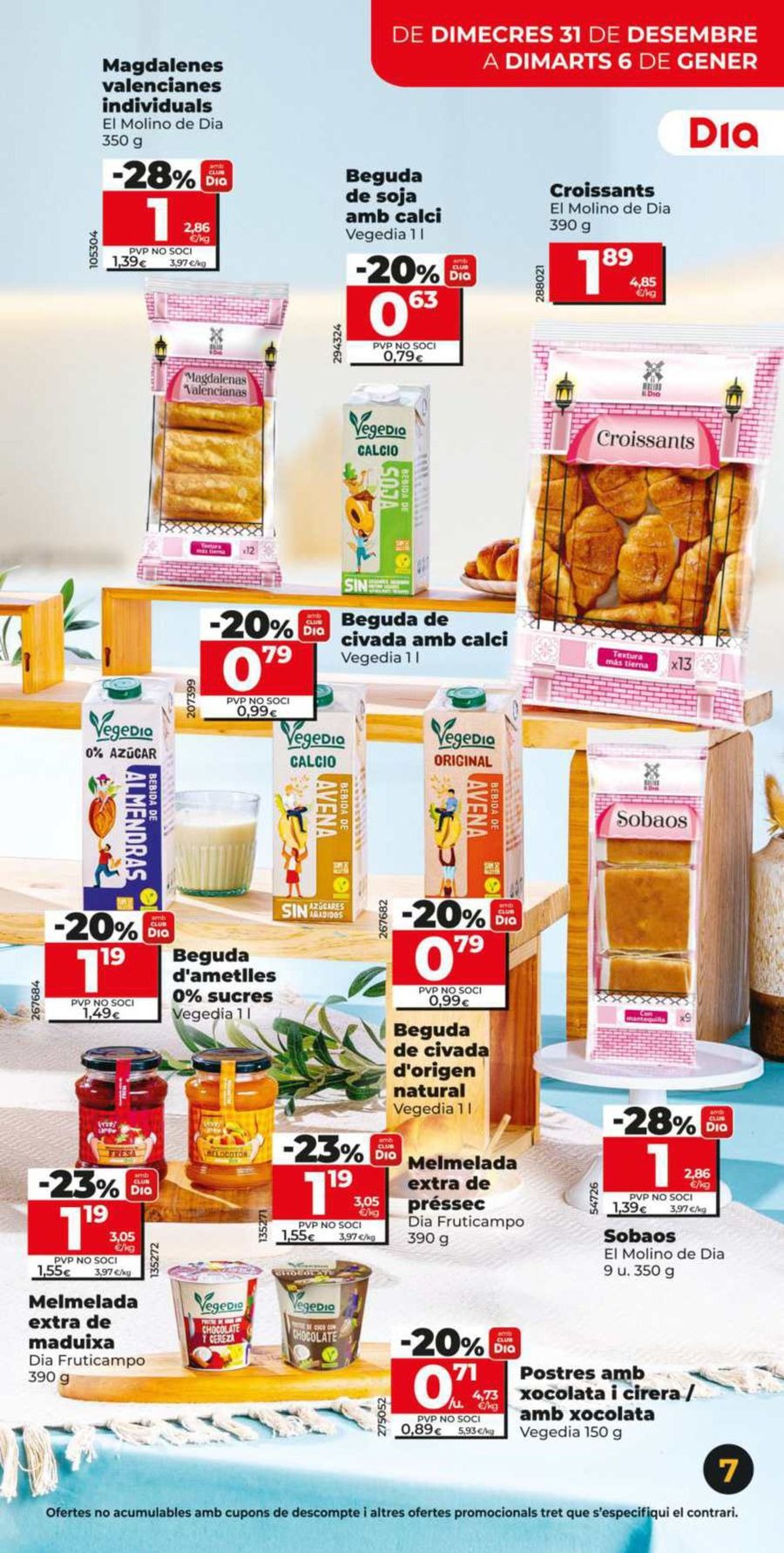 Ofertas de Dia España de 31 diciembre a 6 enero 2026 Estalvi en gran