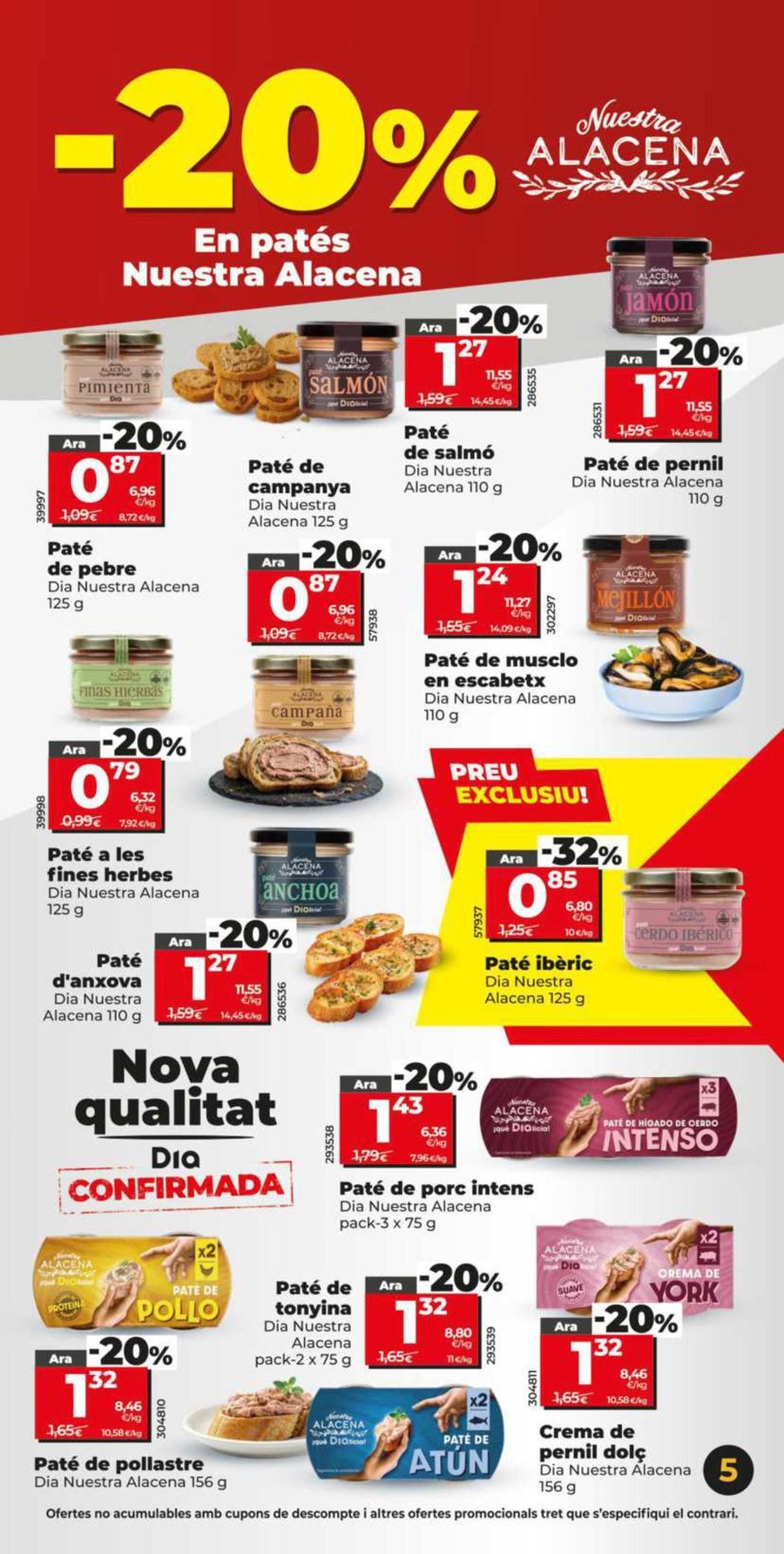 Ofertas de Dia España de 31 diciembre a 6 enero 2026 Estalvi en gran