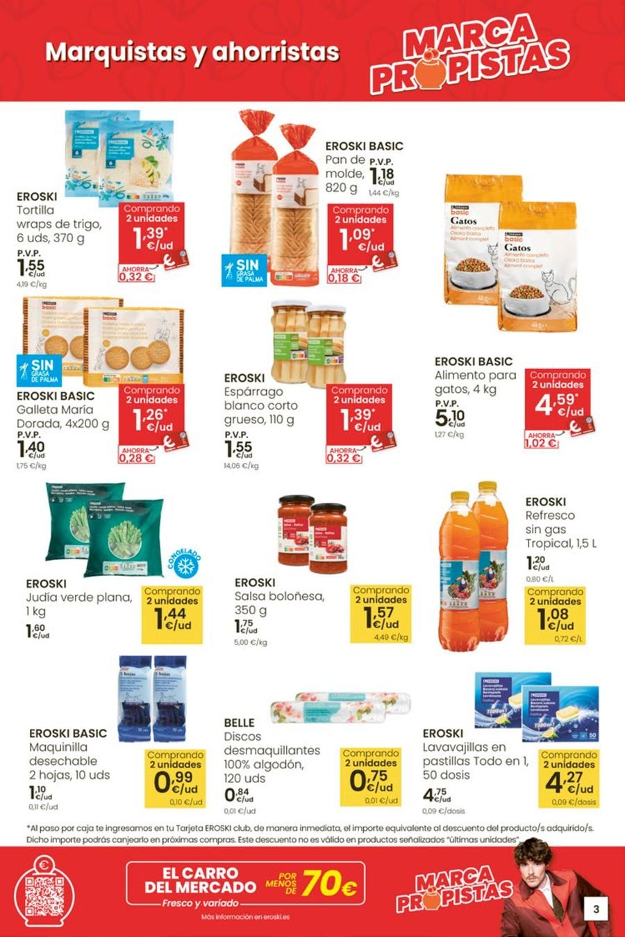 Ofertas de Eroski España de 5 a 13 enero 2026 Para un enero más ligero