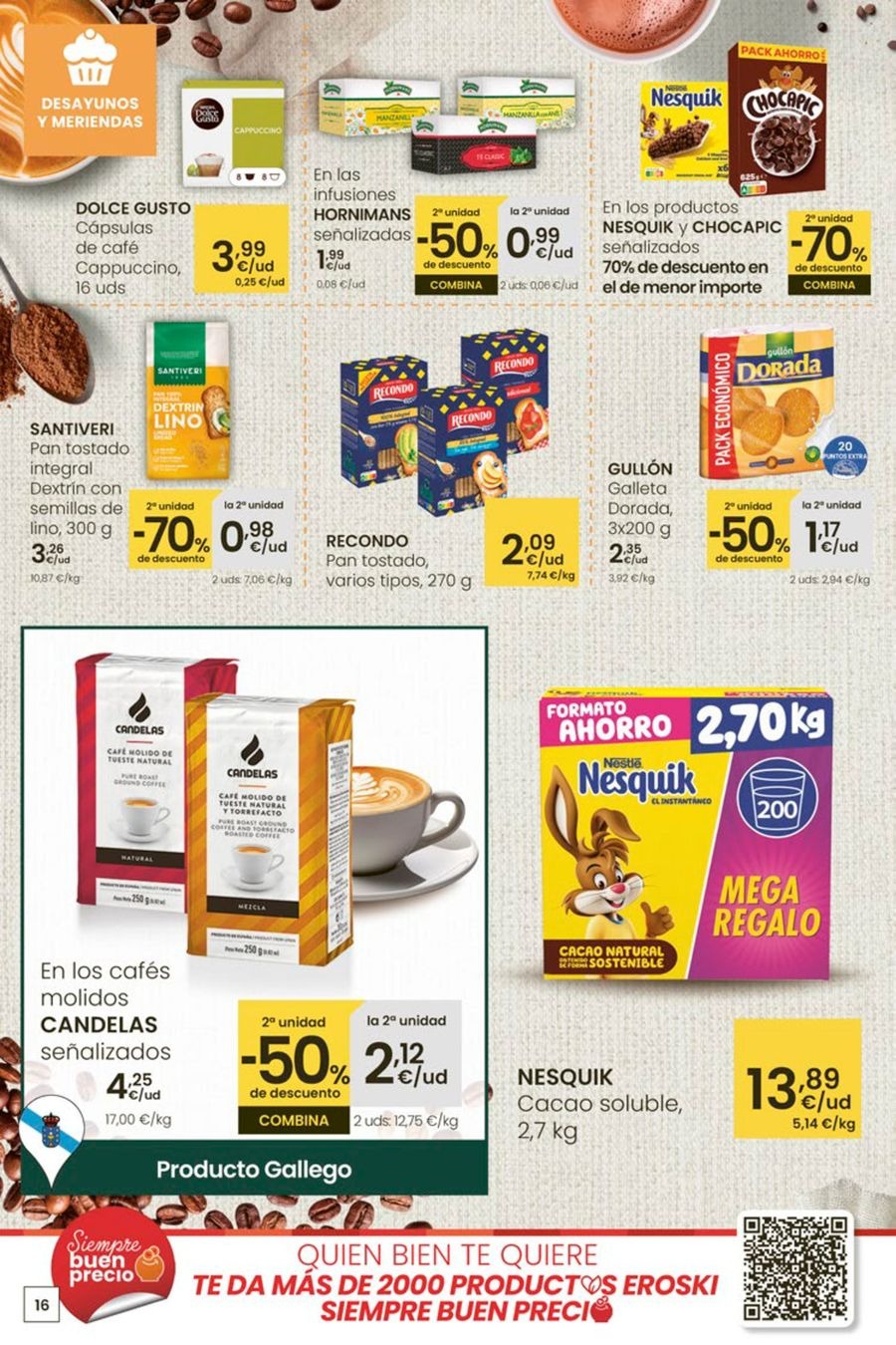 Ofertas de Eroski España de 5 a 13 enero 2026 Para un enero más ligero