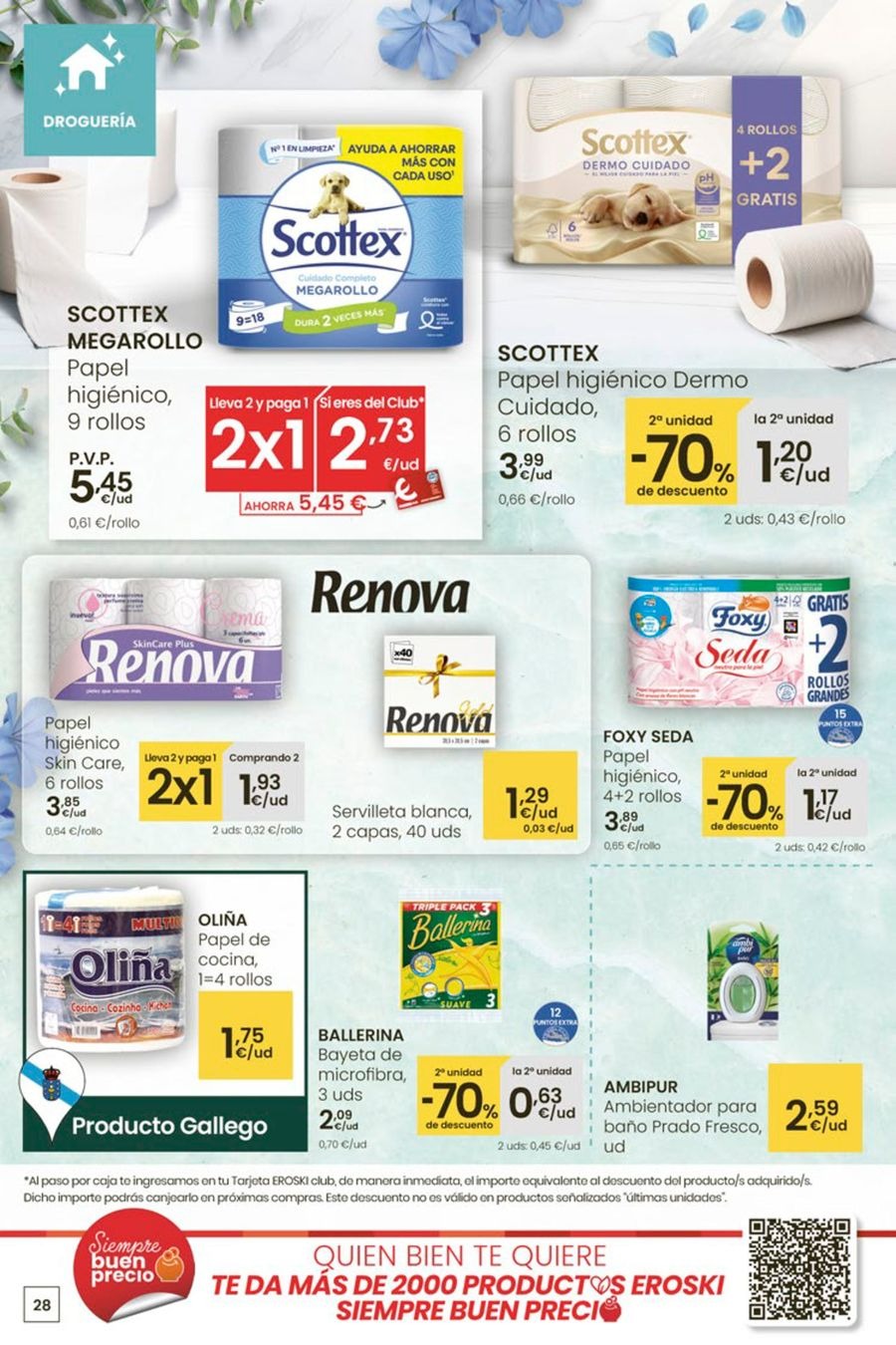 Ofertas de Eroski España de 5 a 13 enero 2026 Para un enero más ligero