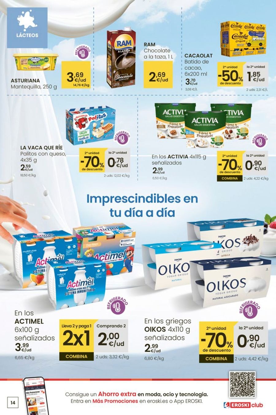 Ofertas de Eroski España de 5 a 13 enero 2026 Para un enero más ligero