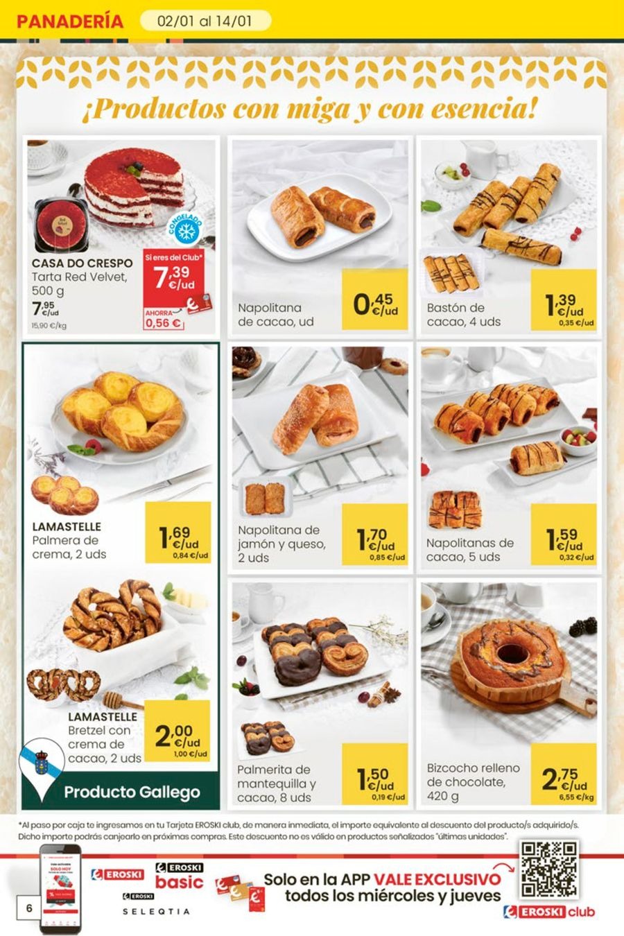 Ofertas de Eroski España de 5 a 13 enero 2026 Para un enero más ligero