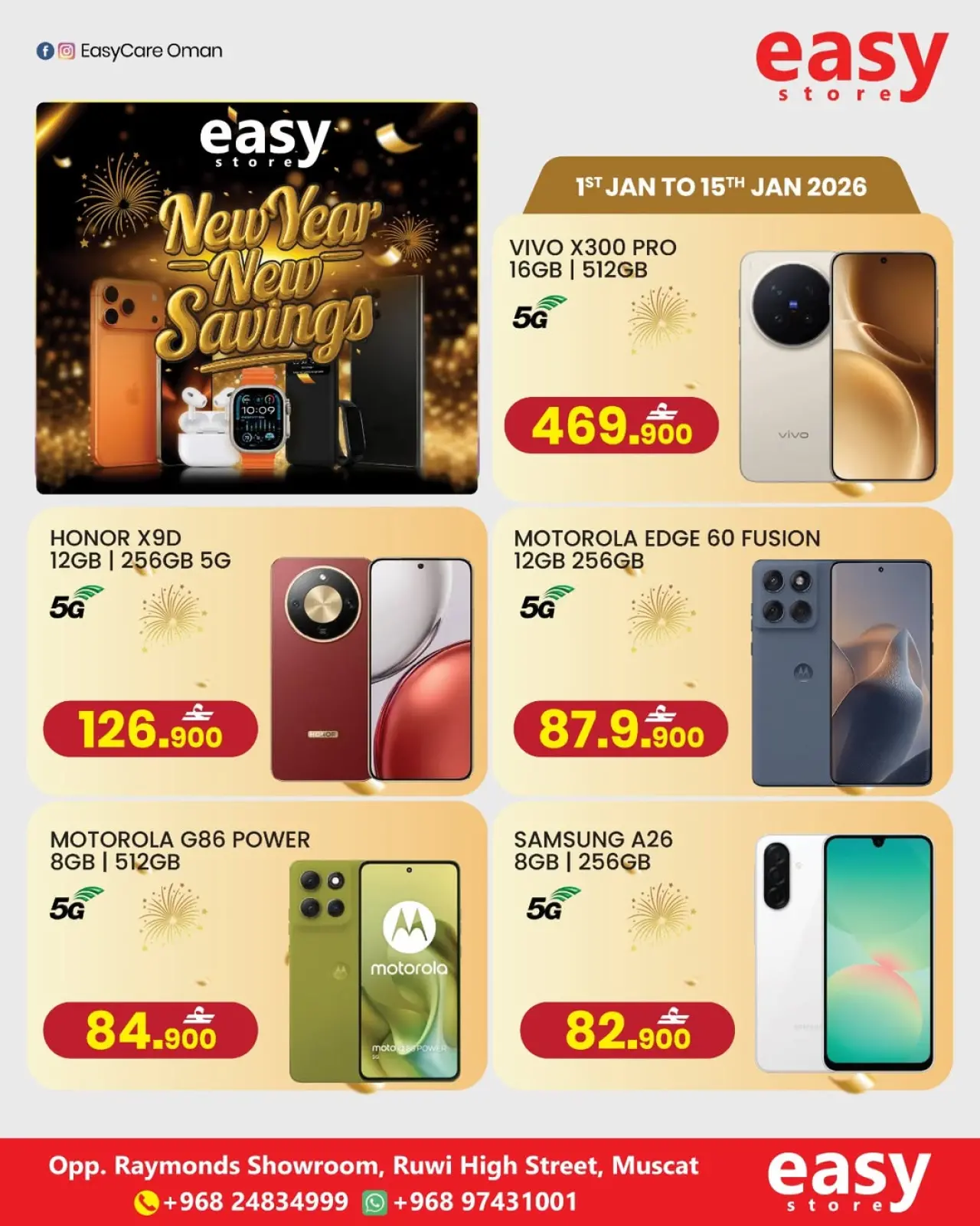 Page 2 in Happy New Year offers at Easy store Oman