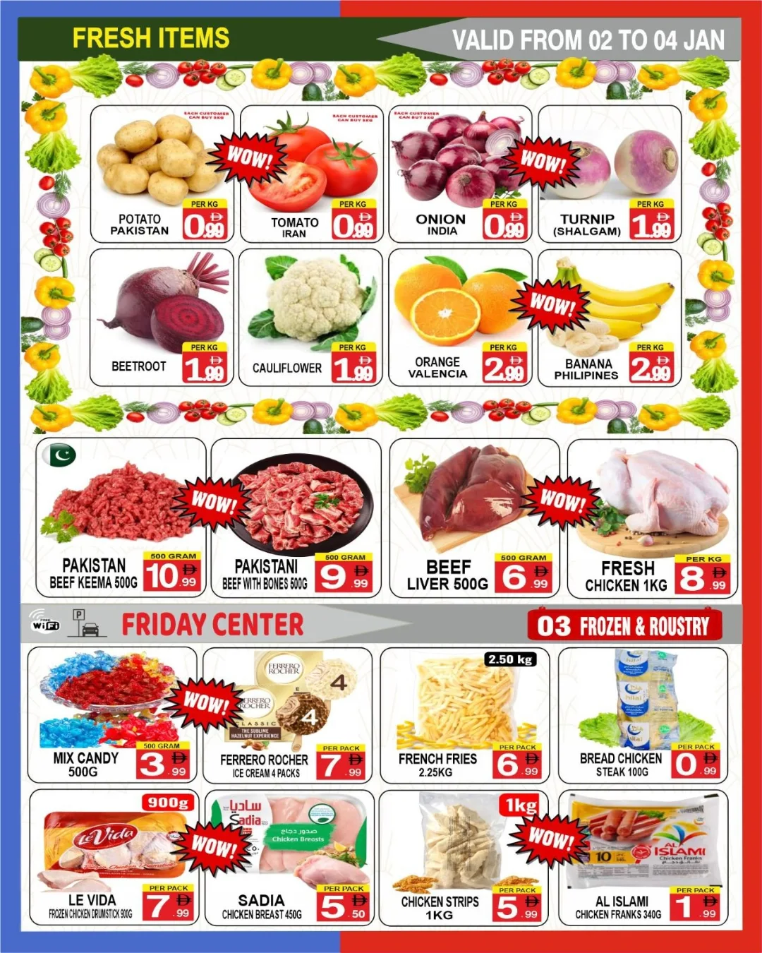 Ofertas de Centro del viernes Emiratos Árabes Unidos de 2 a 9 enero 2026 Ofertas de Feliz Año Nuevo