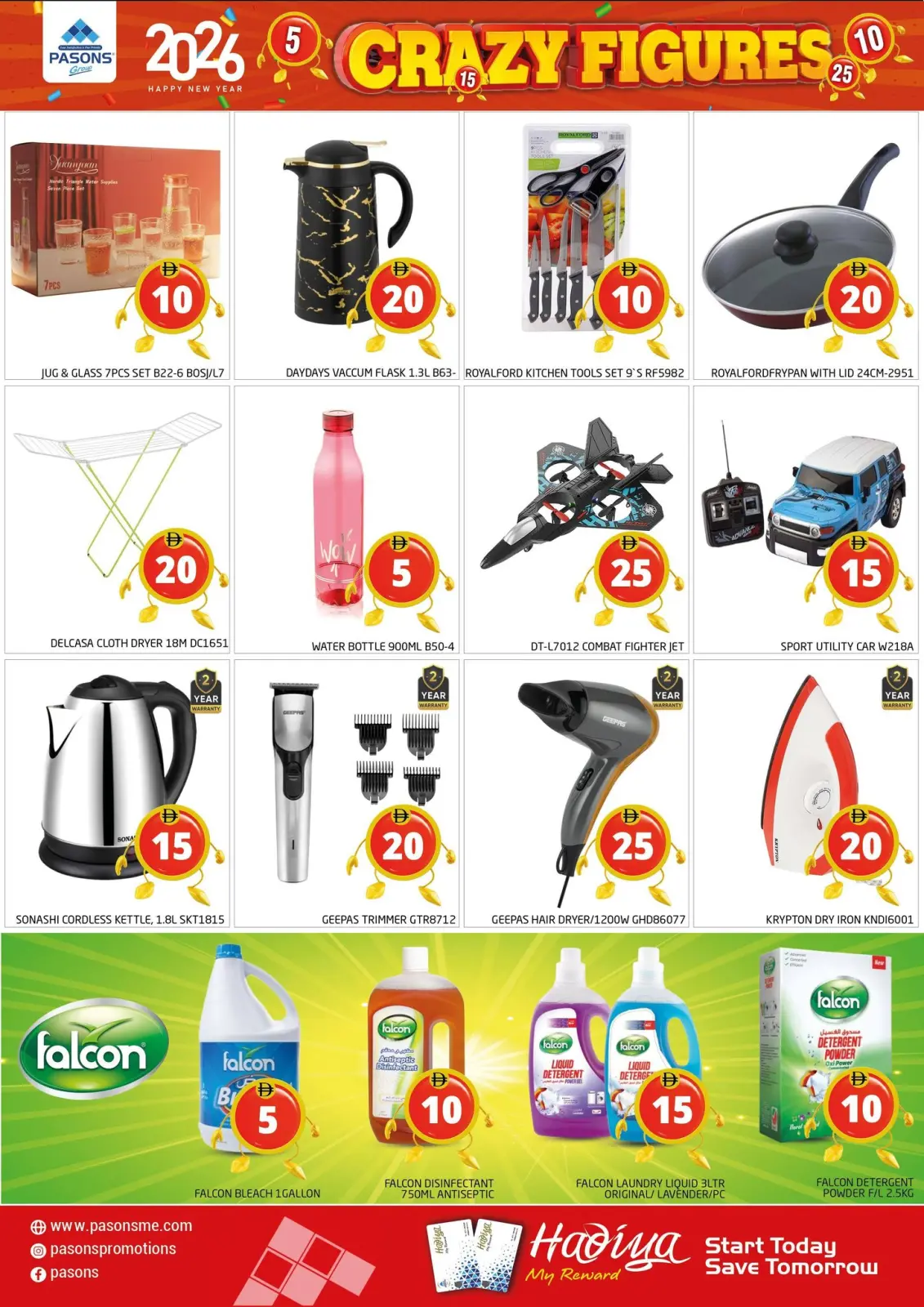 Page 2 dans Offres de Prix Dingues chez supermarché Pasons Émirats arabes unis