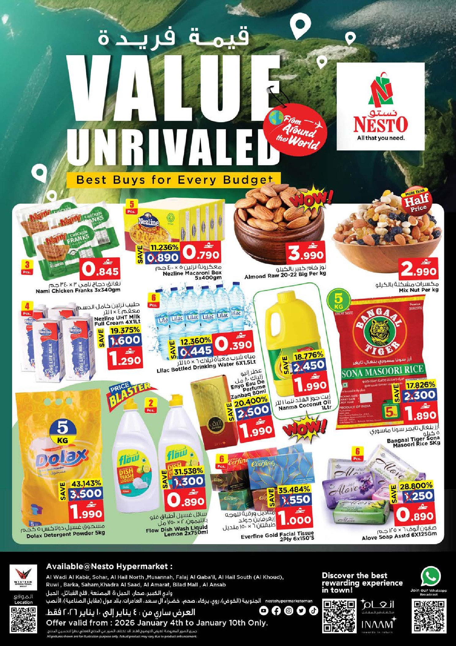 Nesto Oman Offers from 4 to 10 January 2026 Unique Value Offers - Page 1