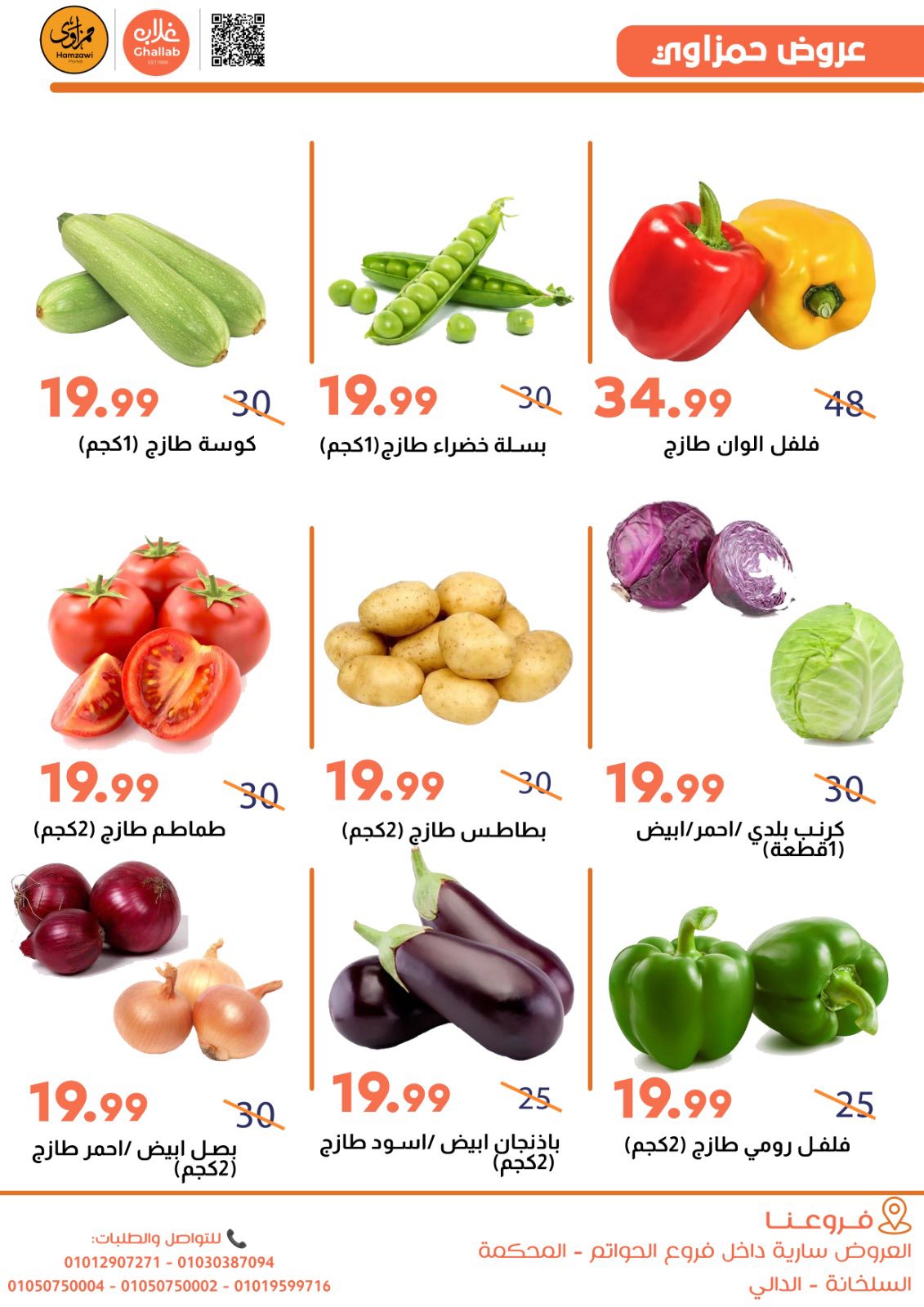 Ofertas de Mercados de Ghallab Egipto de 5 a 9 enero 2026 Ofertas de Hamzawy