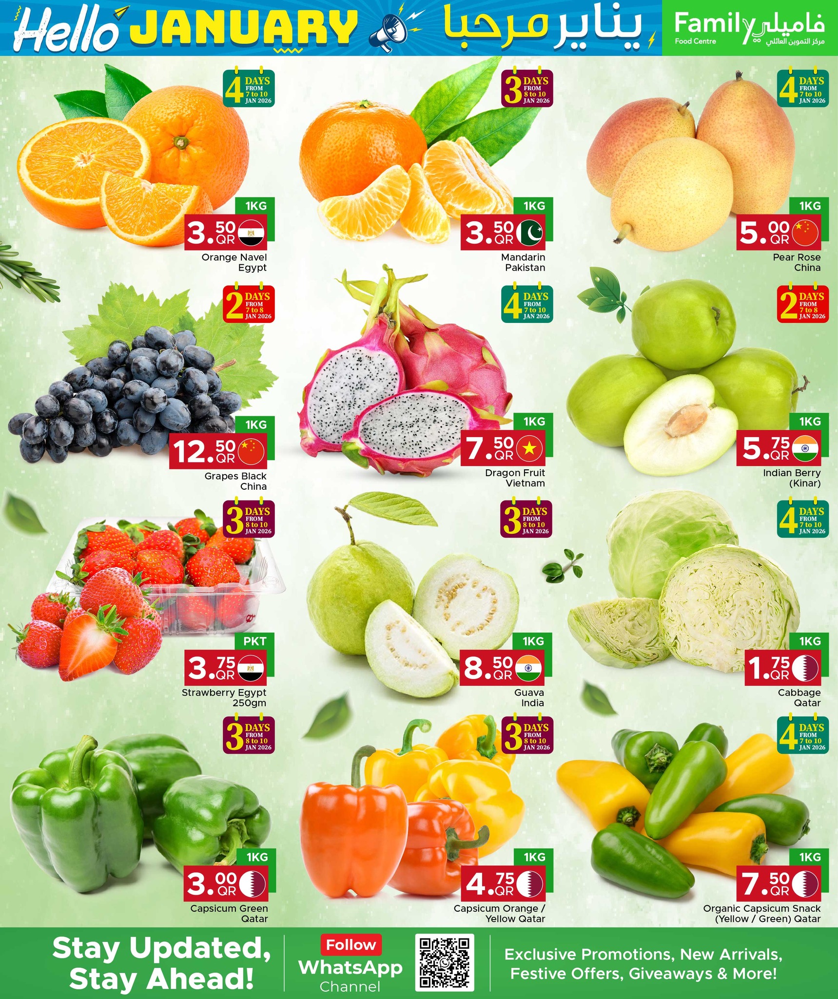 Family Food Centre Qatar Offers from 7 to 17 January 2026 Hello January offers