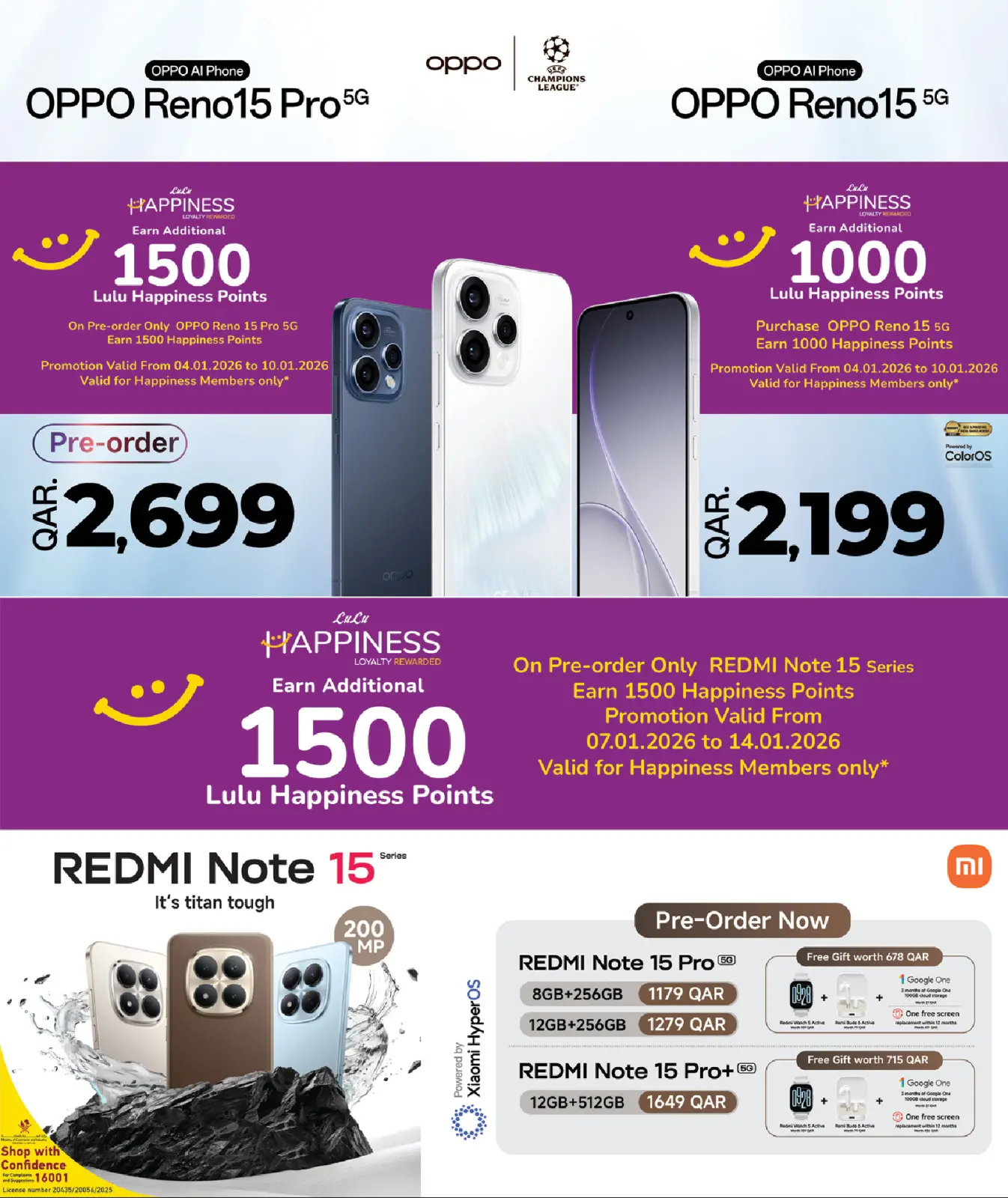 Page 10 dans Tarifs hebdomadaires chez Lulu Qatar