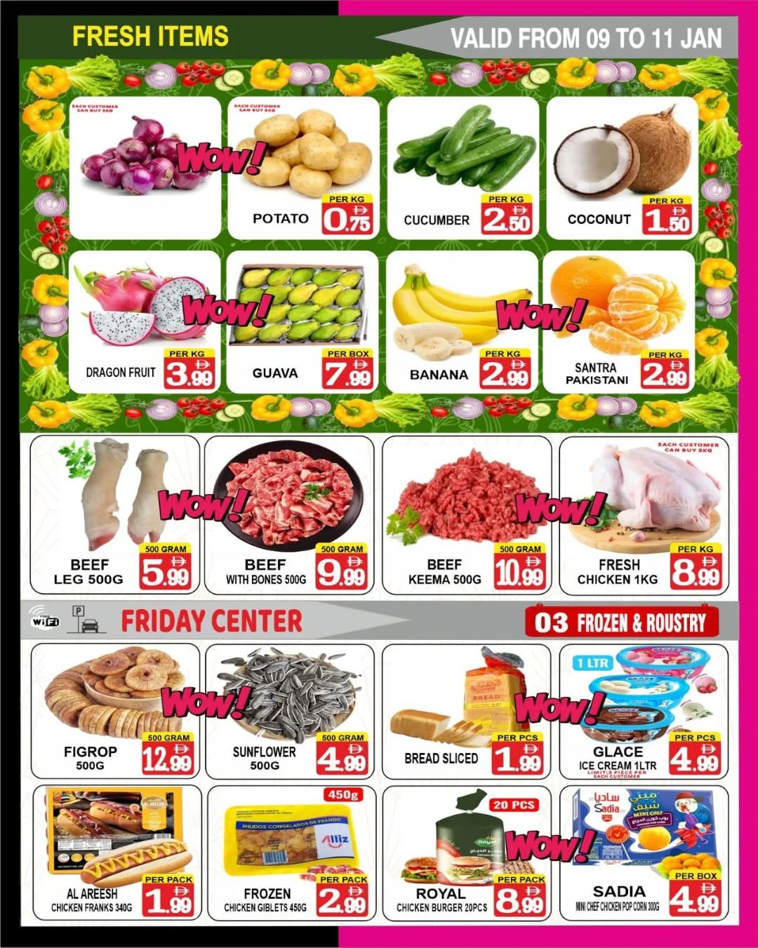 Friday Center UAE Offers from 9 to 15 January 2026 Friday Market
