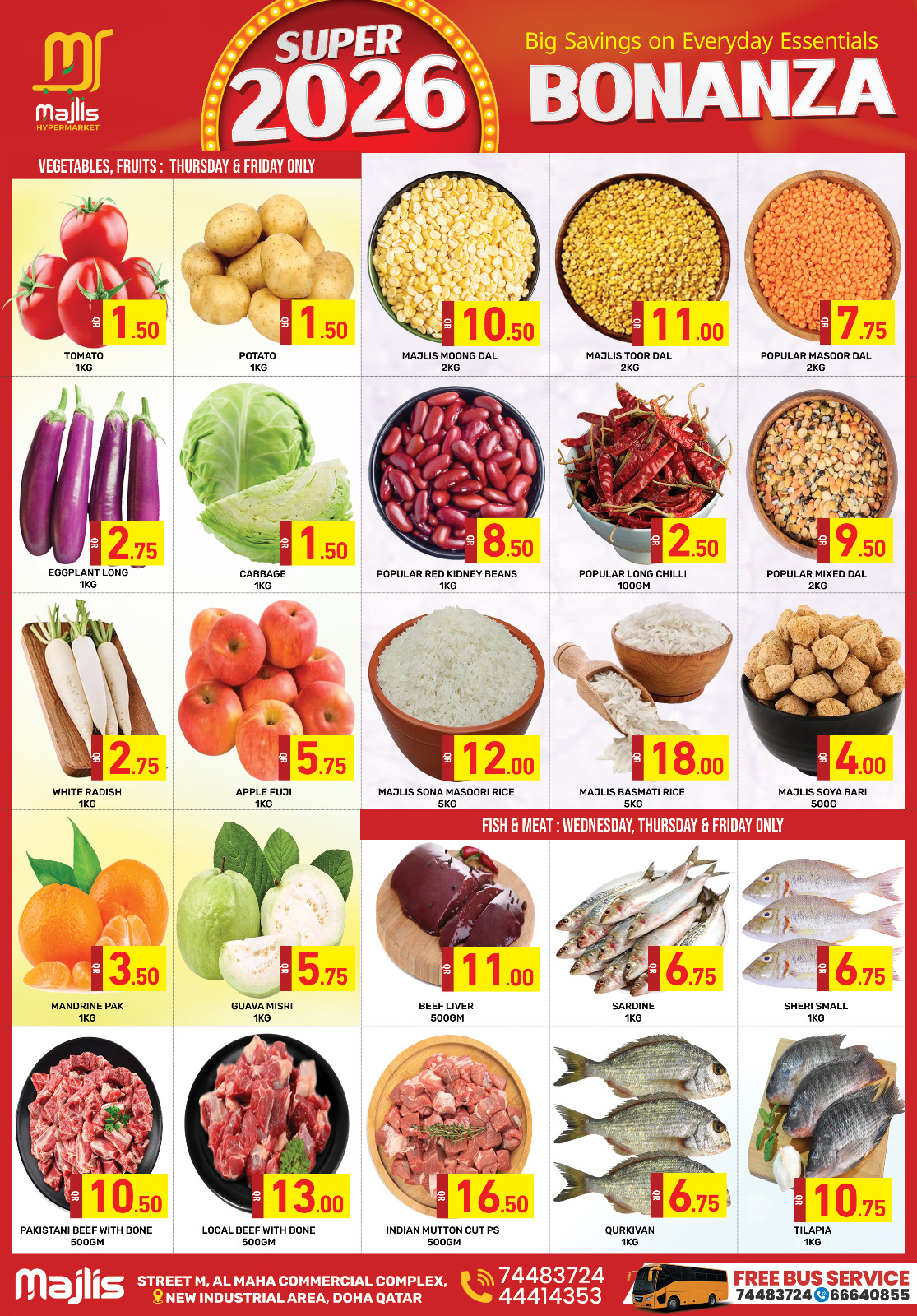 Majlis Shopping Centre Qatar Offers from 7 to 10 January 2026 Super Popanza Offers