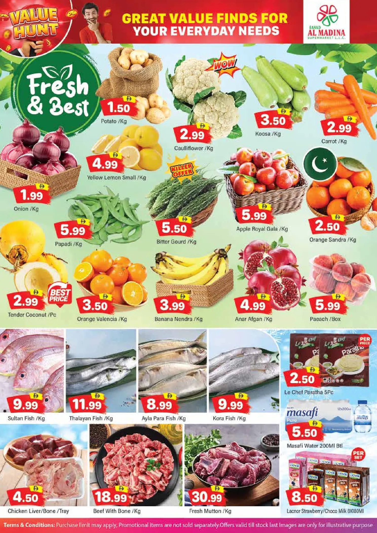 Offres Sanad Al Madina Émirats arabes unis de 9 à 11 janvier 2026 Offres d'économie