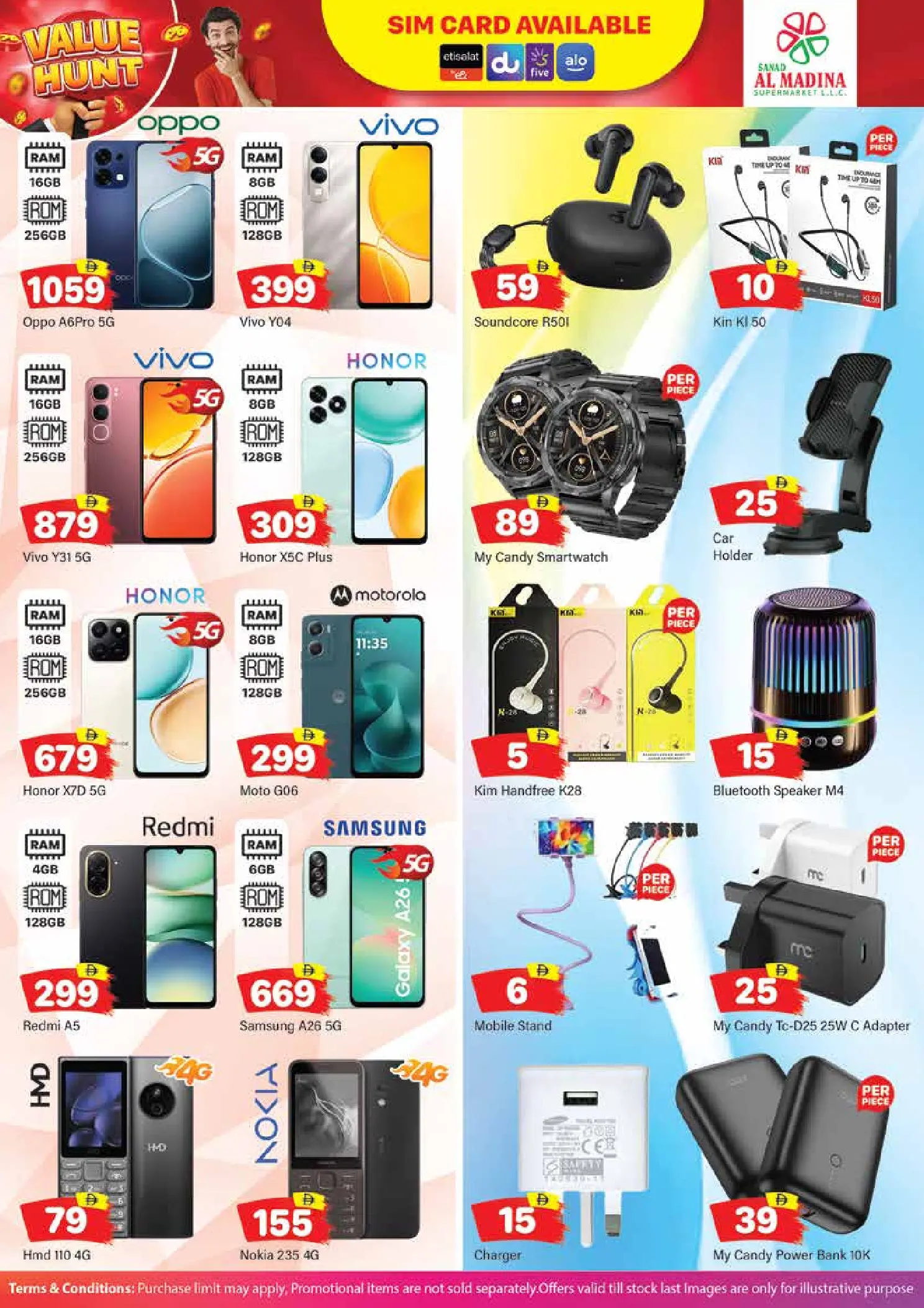 Offres Sanad Al Madina Émirats arabes unis de 9 à 11 janvier 2026 Offres d'économie