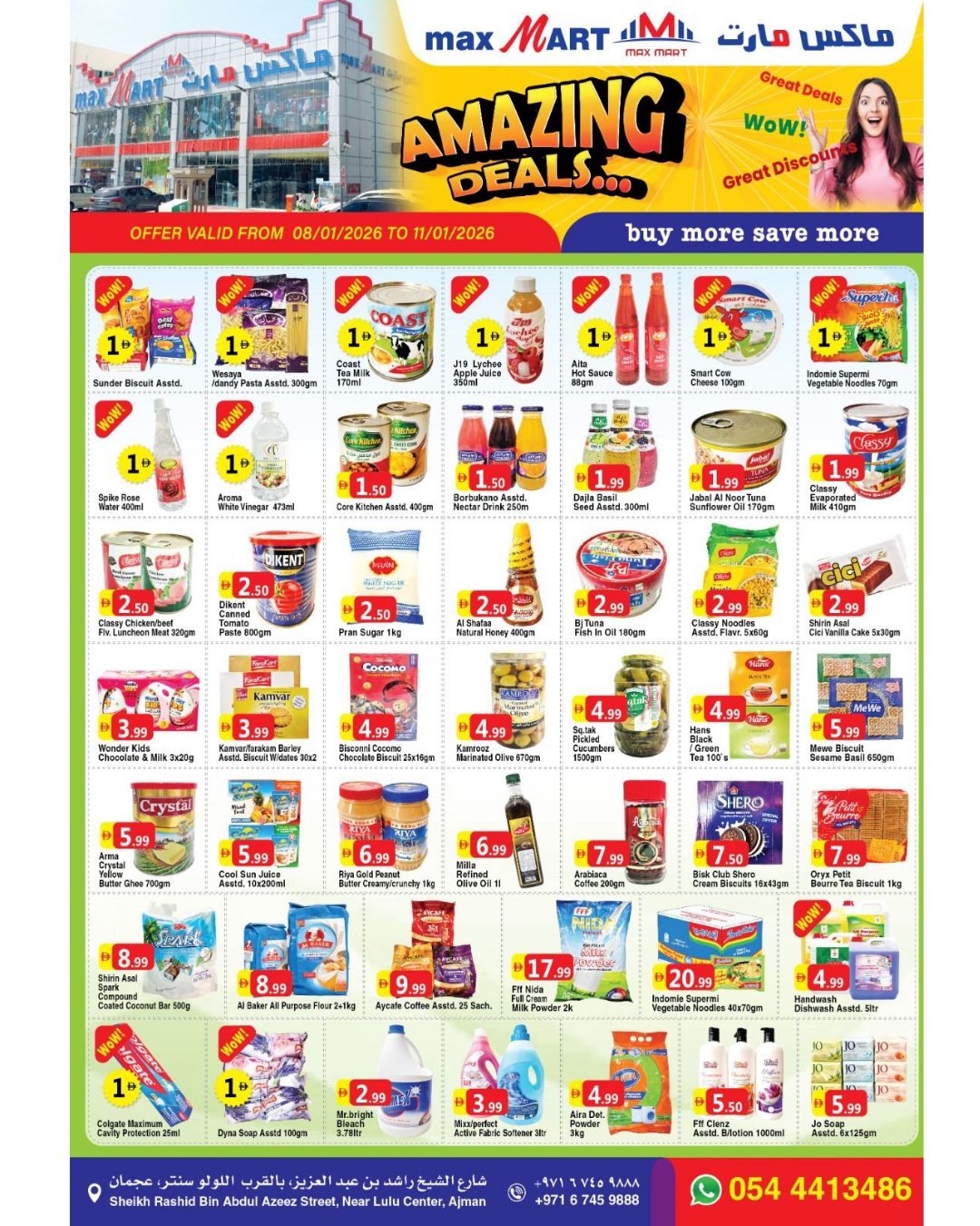 Max Mart UAE Offers from 8 to 11 January 2026 Amazing offers