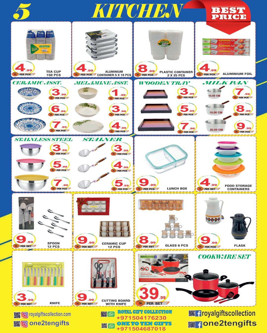 Offres Royal pour les cadeaux Émirats arabes unis de 9 à 19 janvier 2026 Promotions spéciales