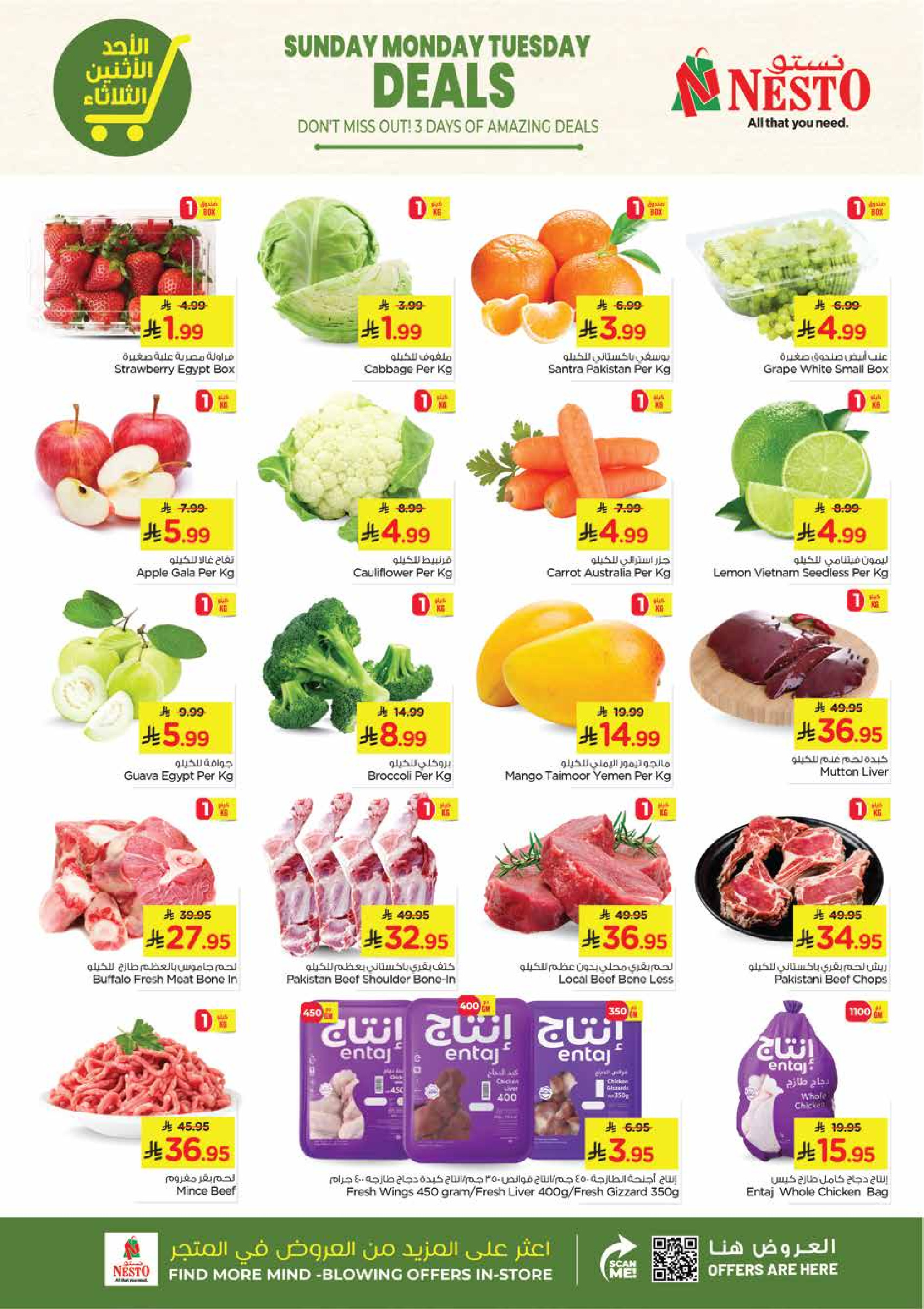 عروض نستو  الخبر الجبيل و الضباب  من 11 حتى 13 يناير 2026 صفقات مذهلة