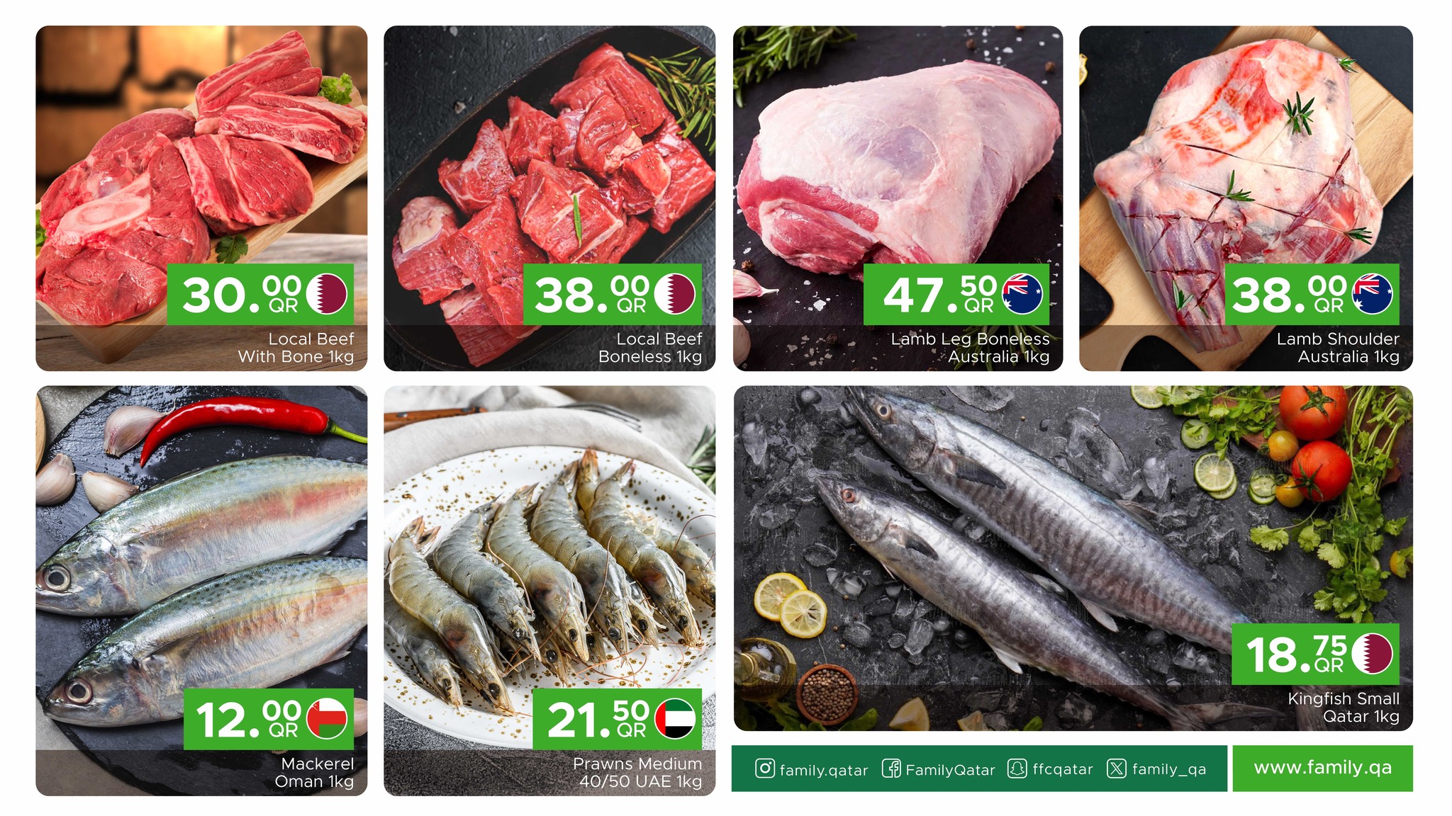 Ofertas de Centro de restauración familiar Katar lunes 12 enero Ofertas del Día de Mercado del Lunes