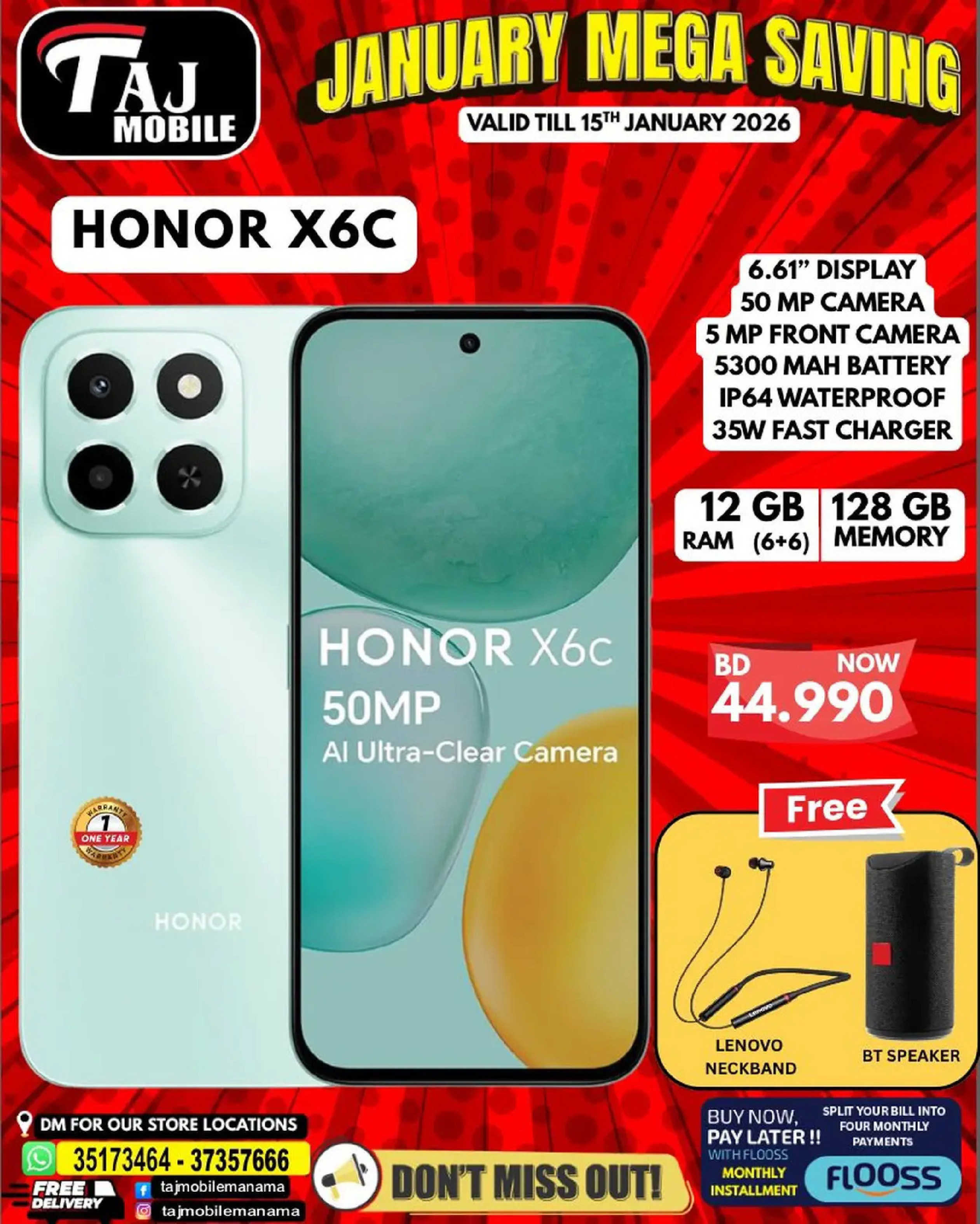 Taj Mobiles Bahrain Offers from 9 to 15 January 2026 January Savings