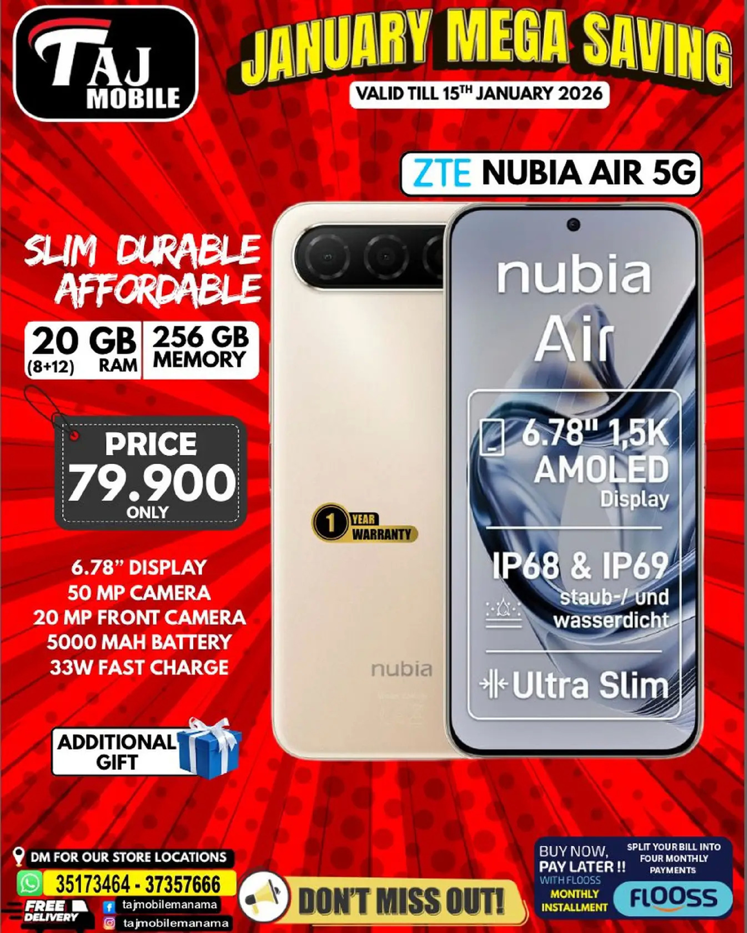 Taj Mobiles Bahrain Offers from 9 to 15 January 2026 January Savings