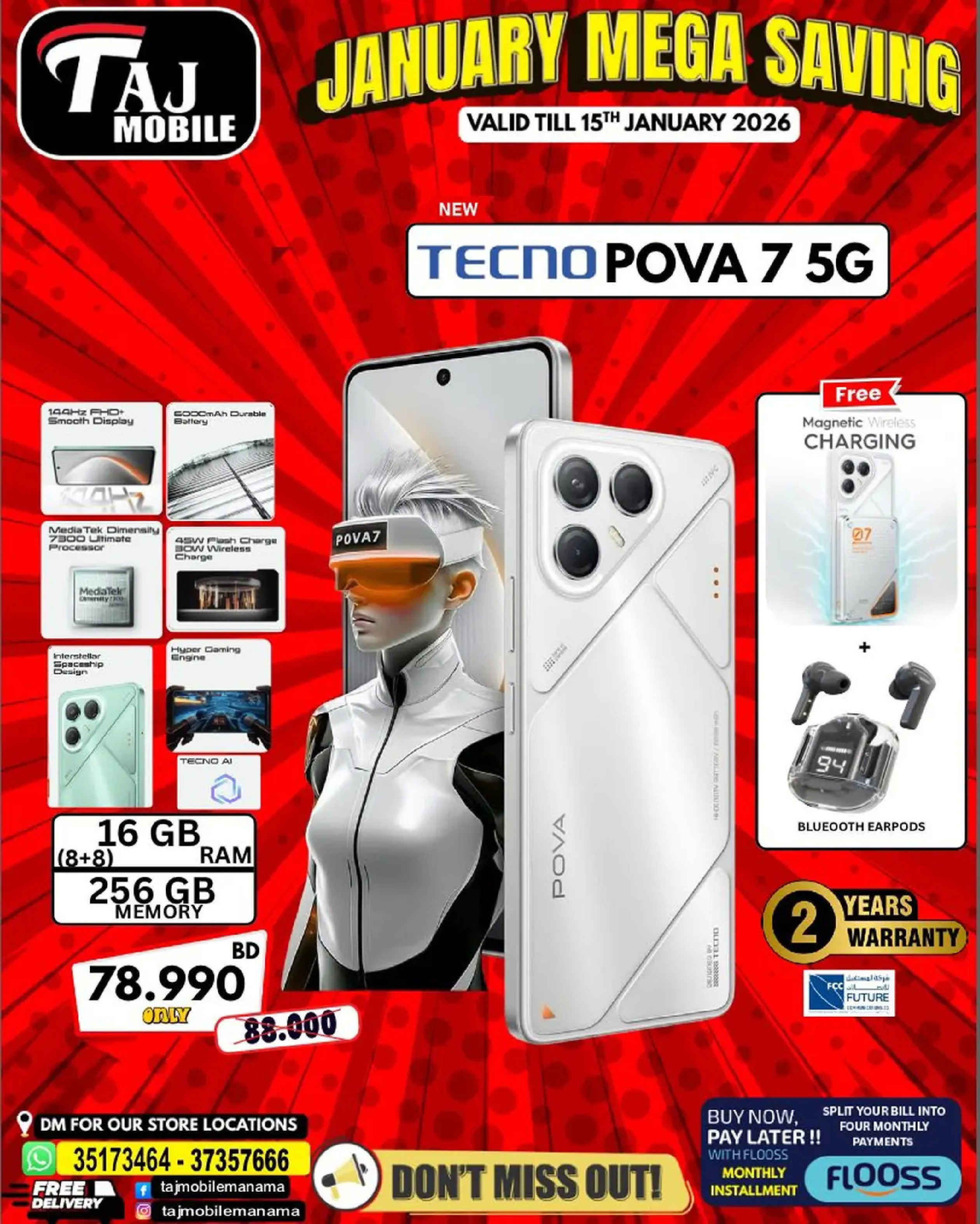 Taj Mobiles Bahrain Offers from 9 to 15 January 2026 January Savings