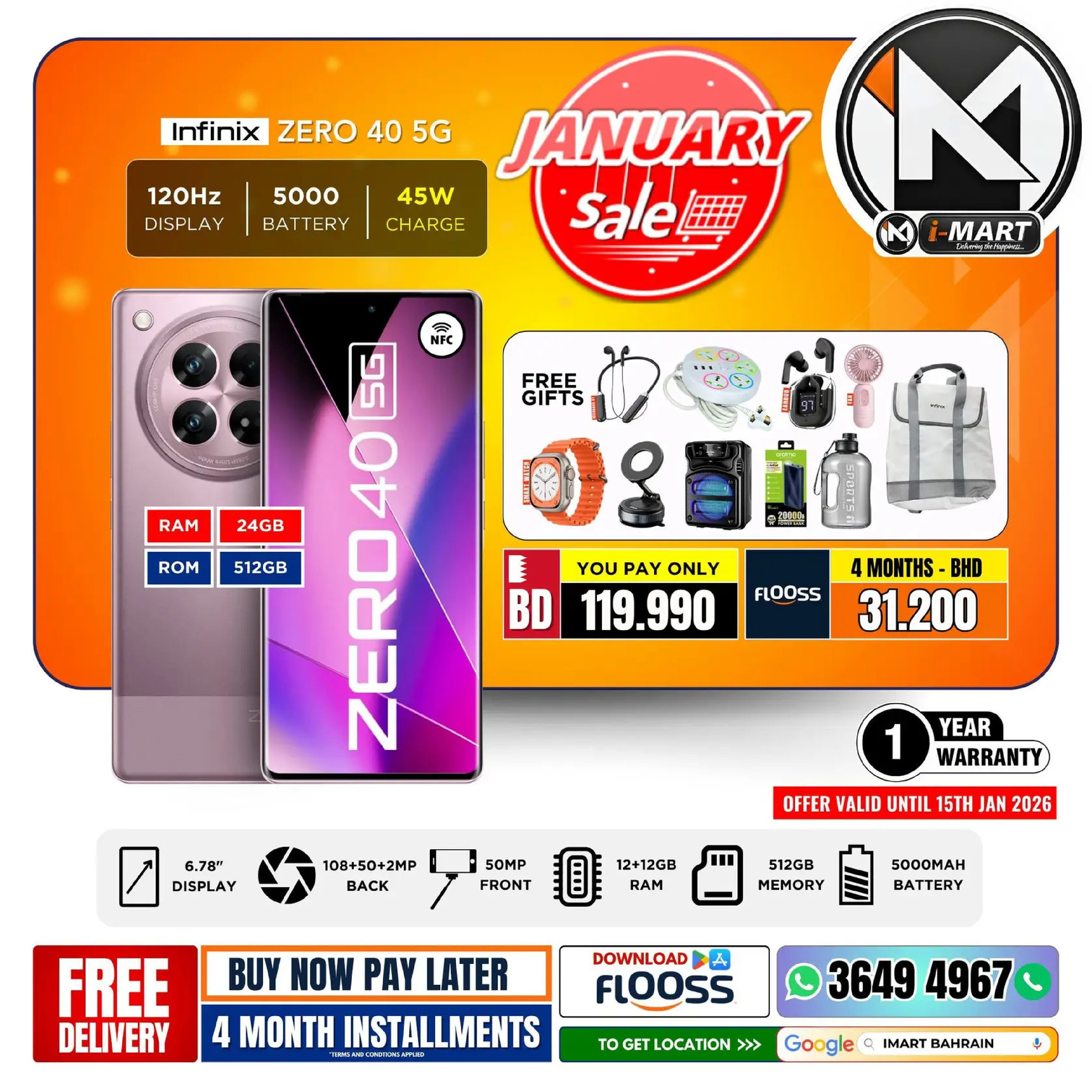 i Mart Bahrain Offers from 9 to 15 January 2026 January offers