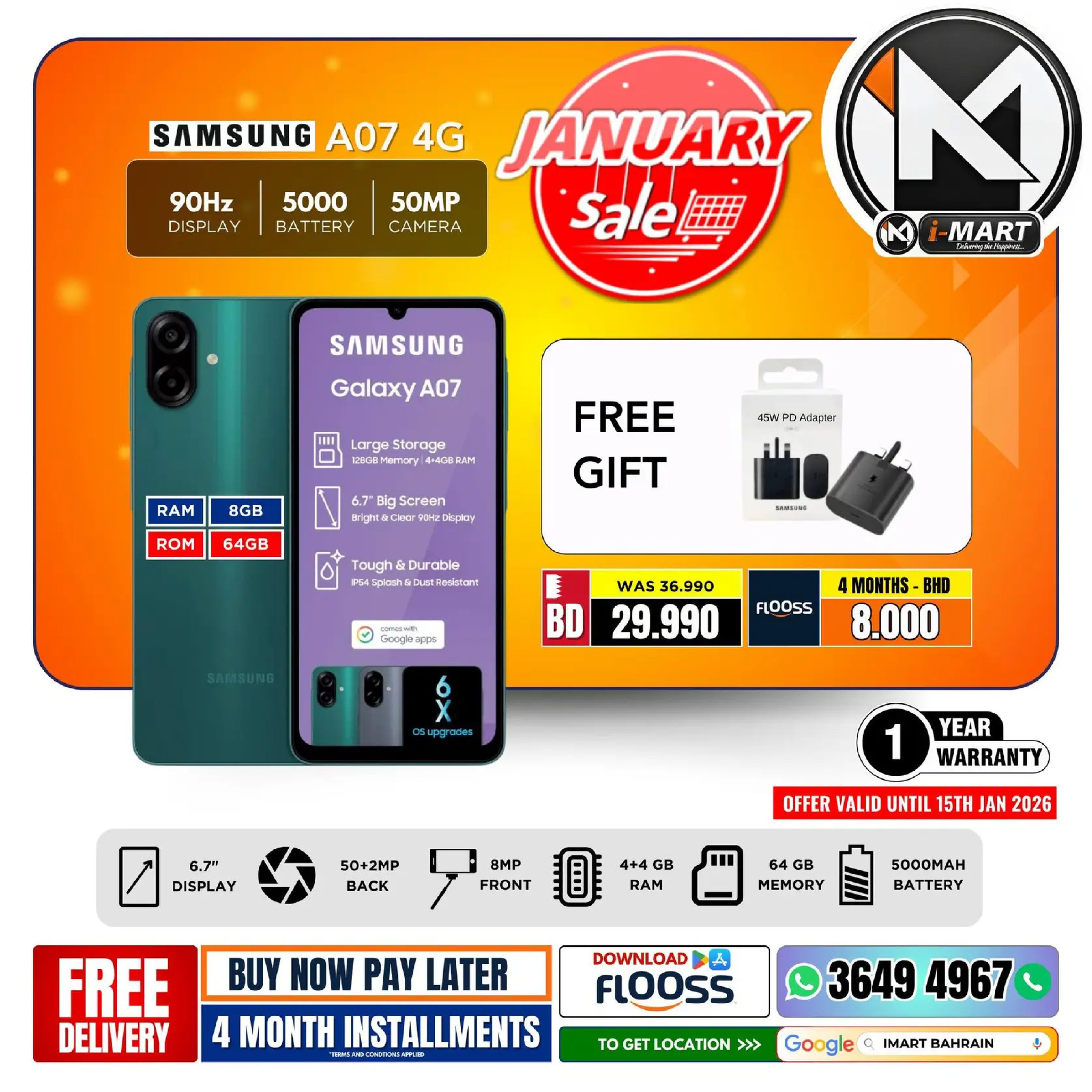 i Mart Bahrain Offers from 9 to 15 January 2026 January offers