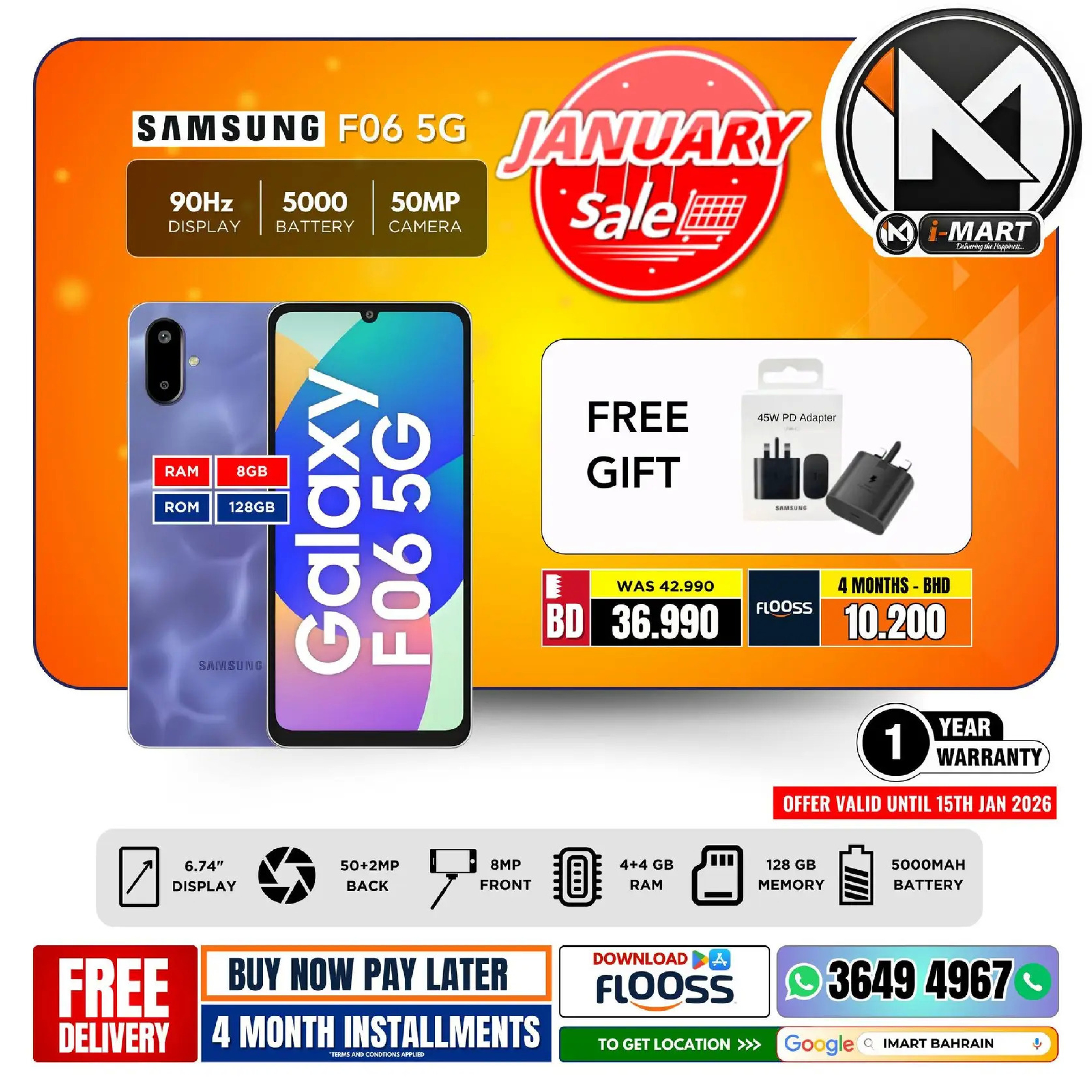 i Mart Bahrain Offers from 9 to 15 January 2026 January offers