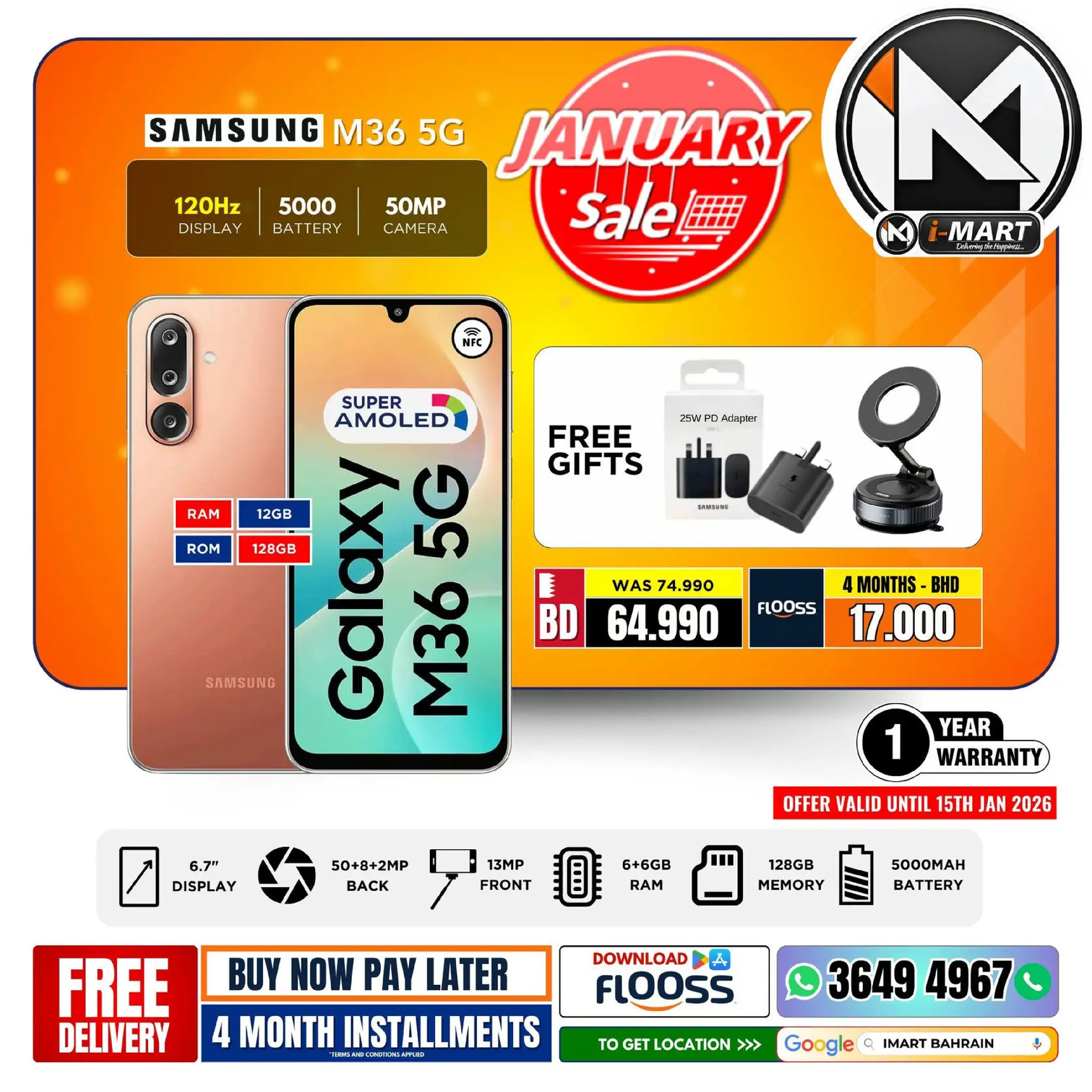 i Mart Bahrain Offers from 9 to 15 January 2026 January offers