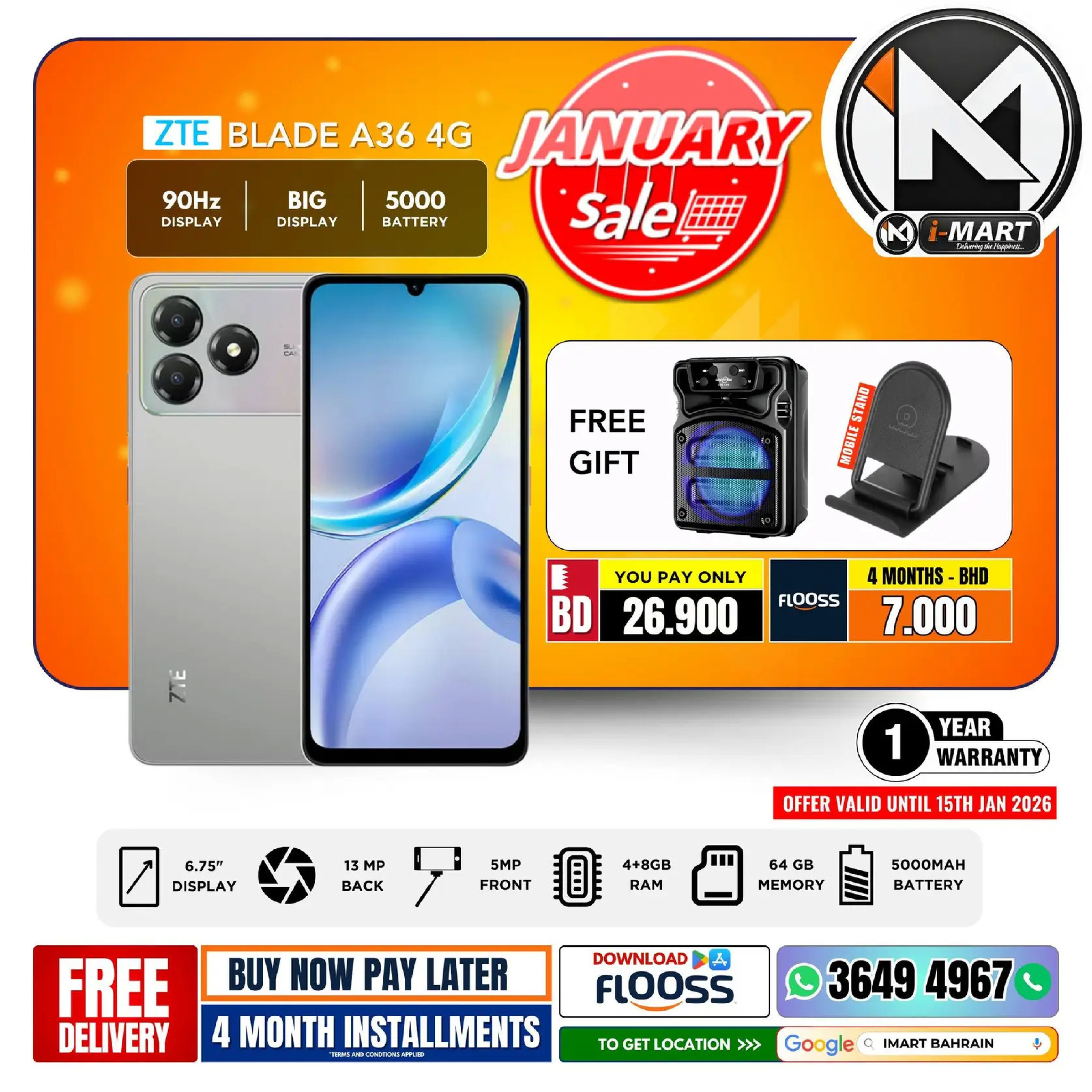 i Mart Bahrain Offers from 9 to 15 January 2026 January offers