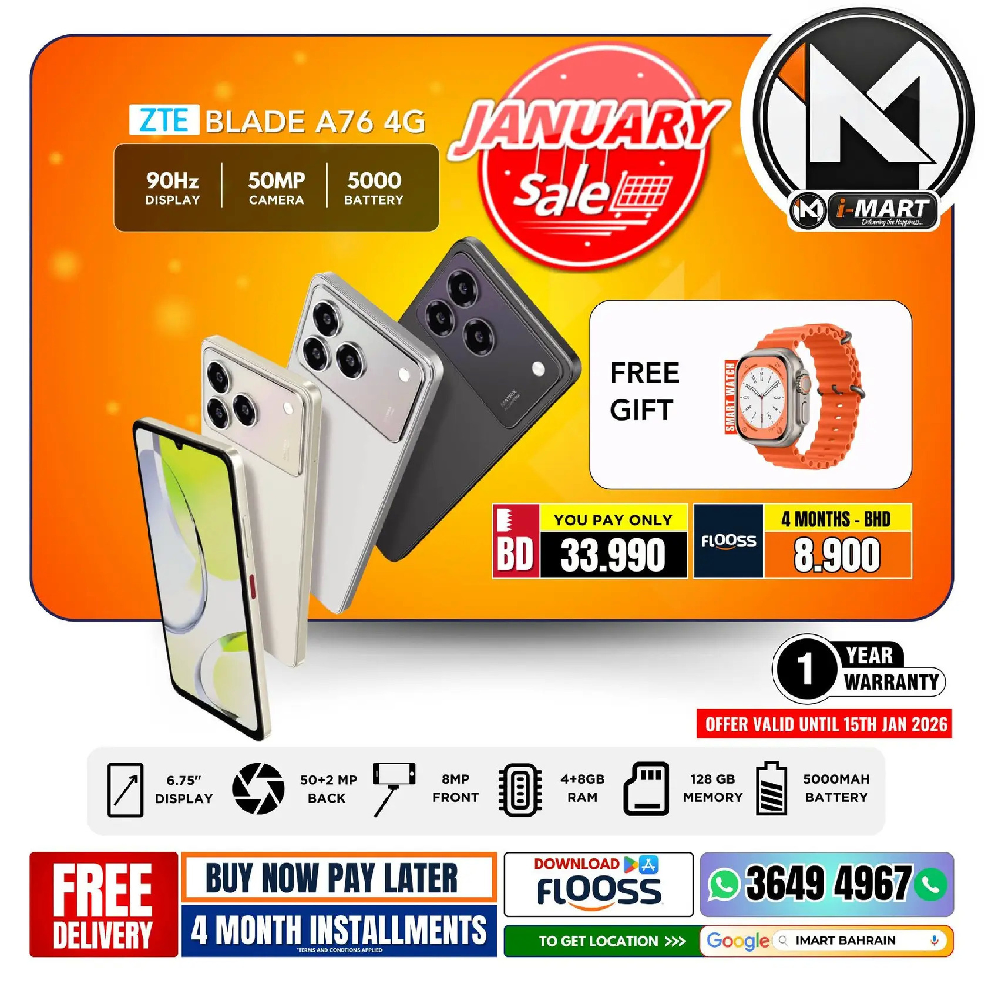 i Mart Bahrain Offers from 9 to 15 January 2026 January offers