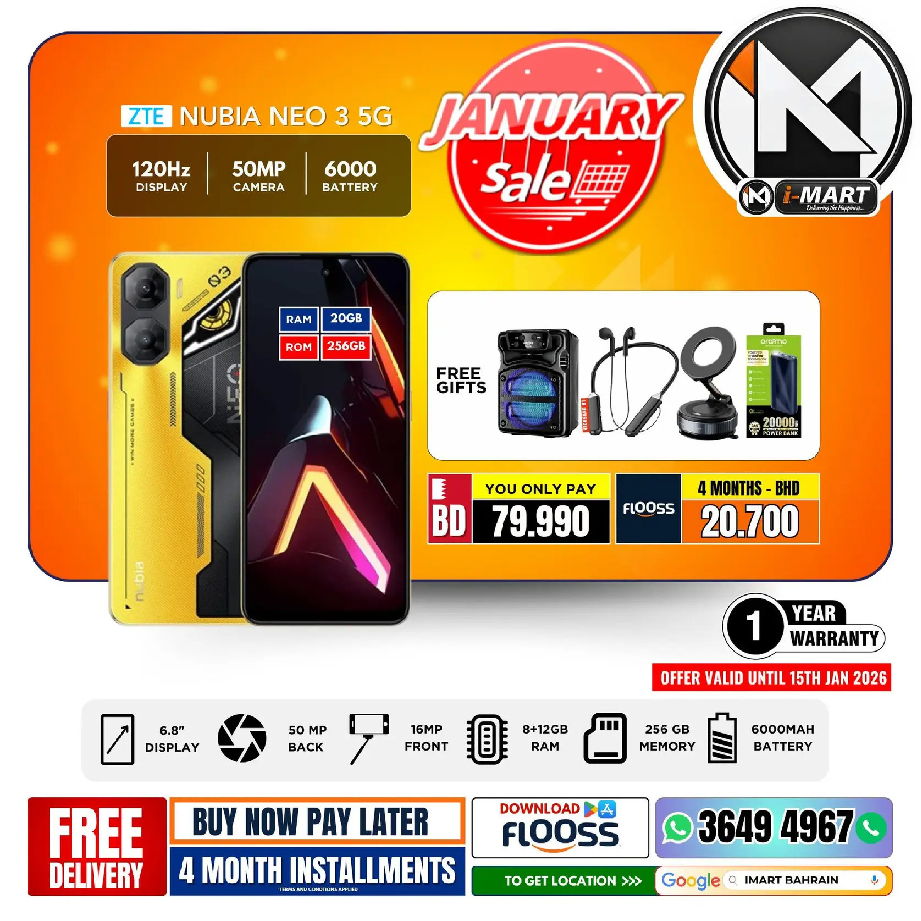 i Mart Bahrain Offers from 9 to 15 January 2026 January offers