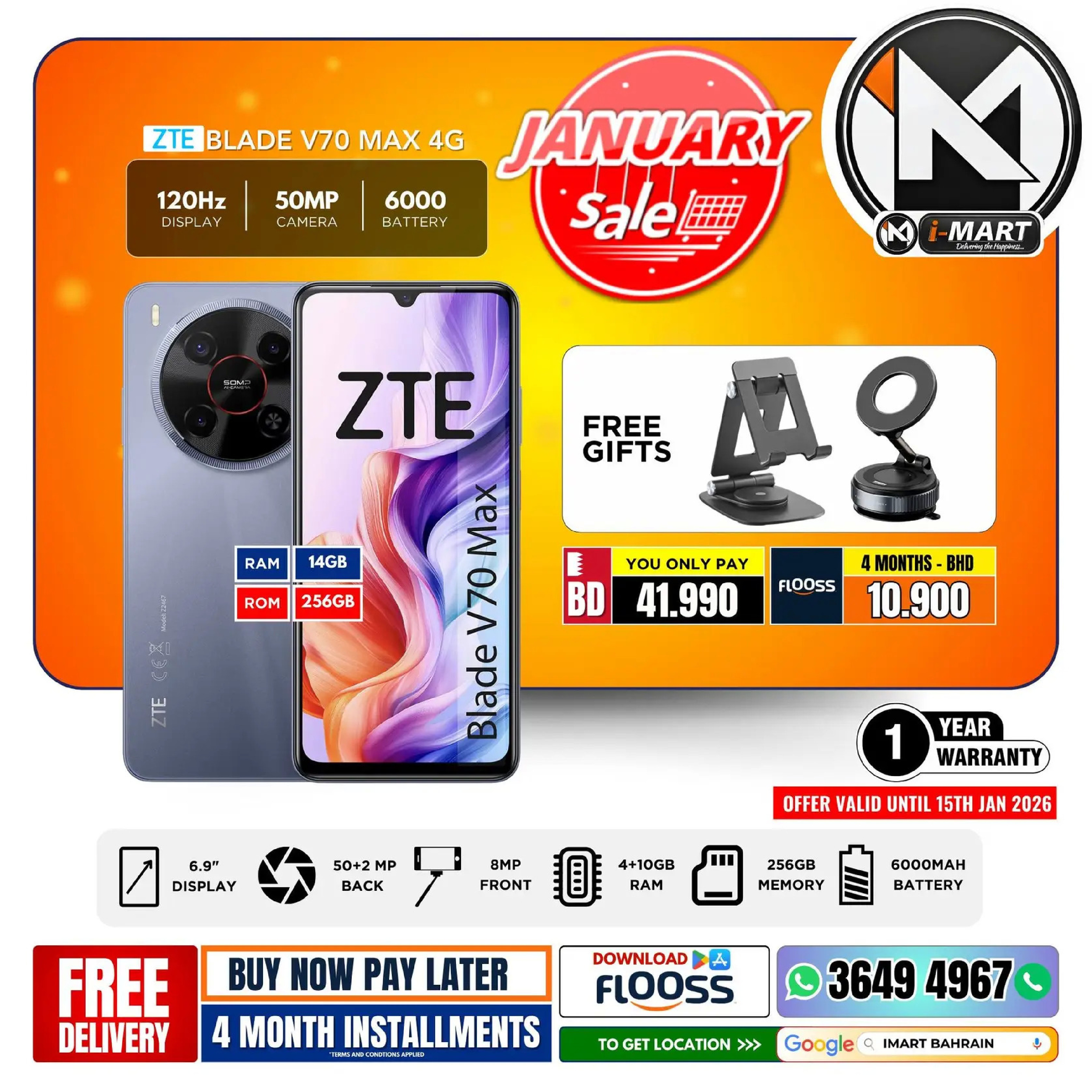 i Mart Bahrain Offers from 9 to 15 January 2026 January offers