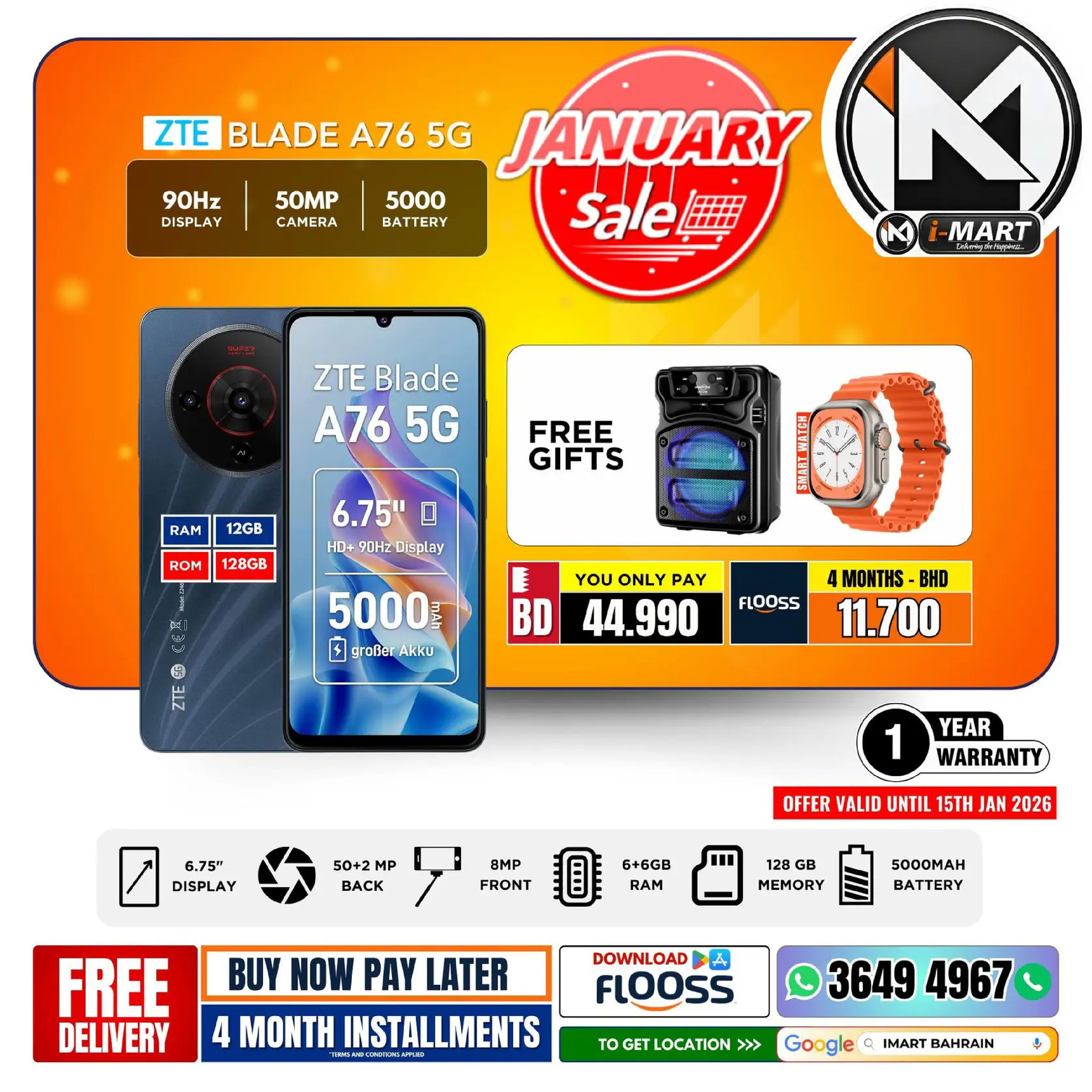 i Mart Bahrain Offers from 9 to 15 January 2026 January offers