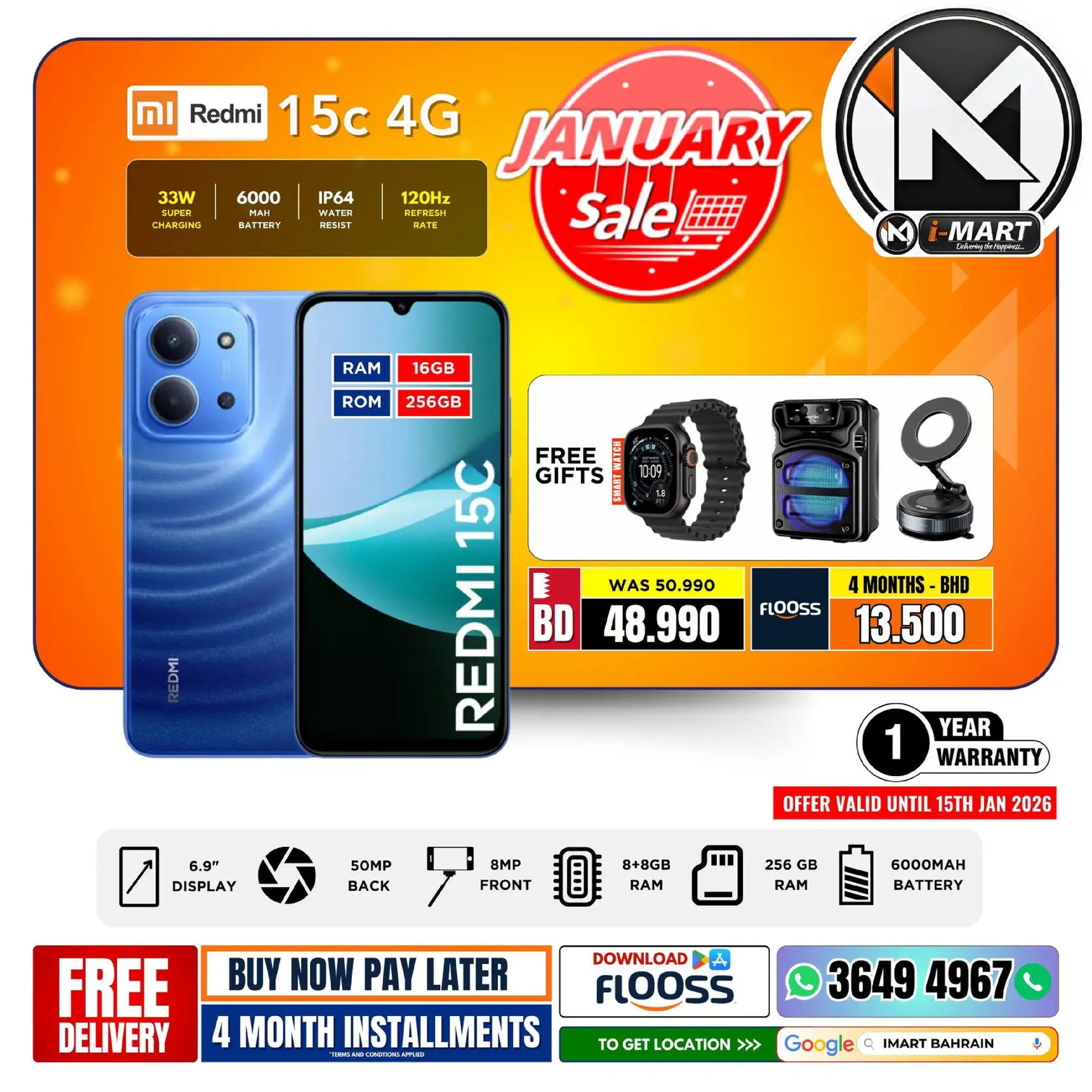 i Mart Bahrain Offers from 9 to 15 January 2026 January offers