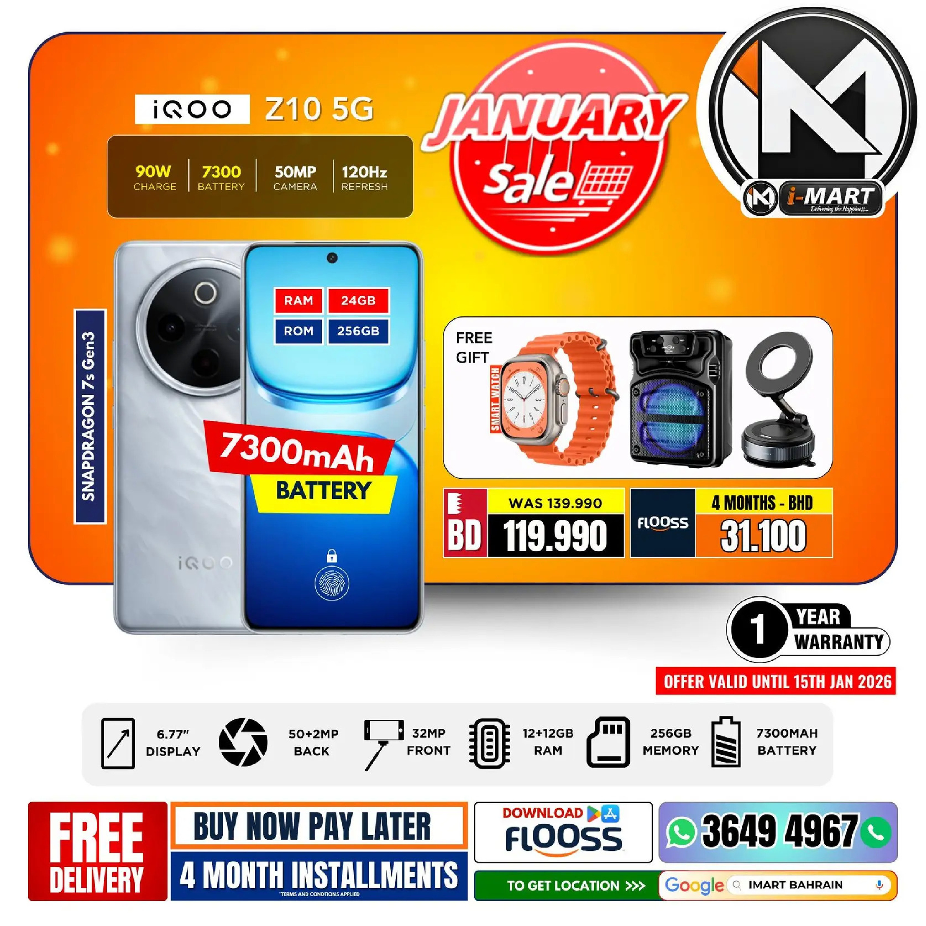 i Mart Bahrain Offers from 9 to 15 January 2026 January offers