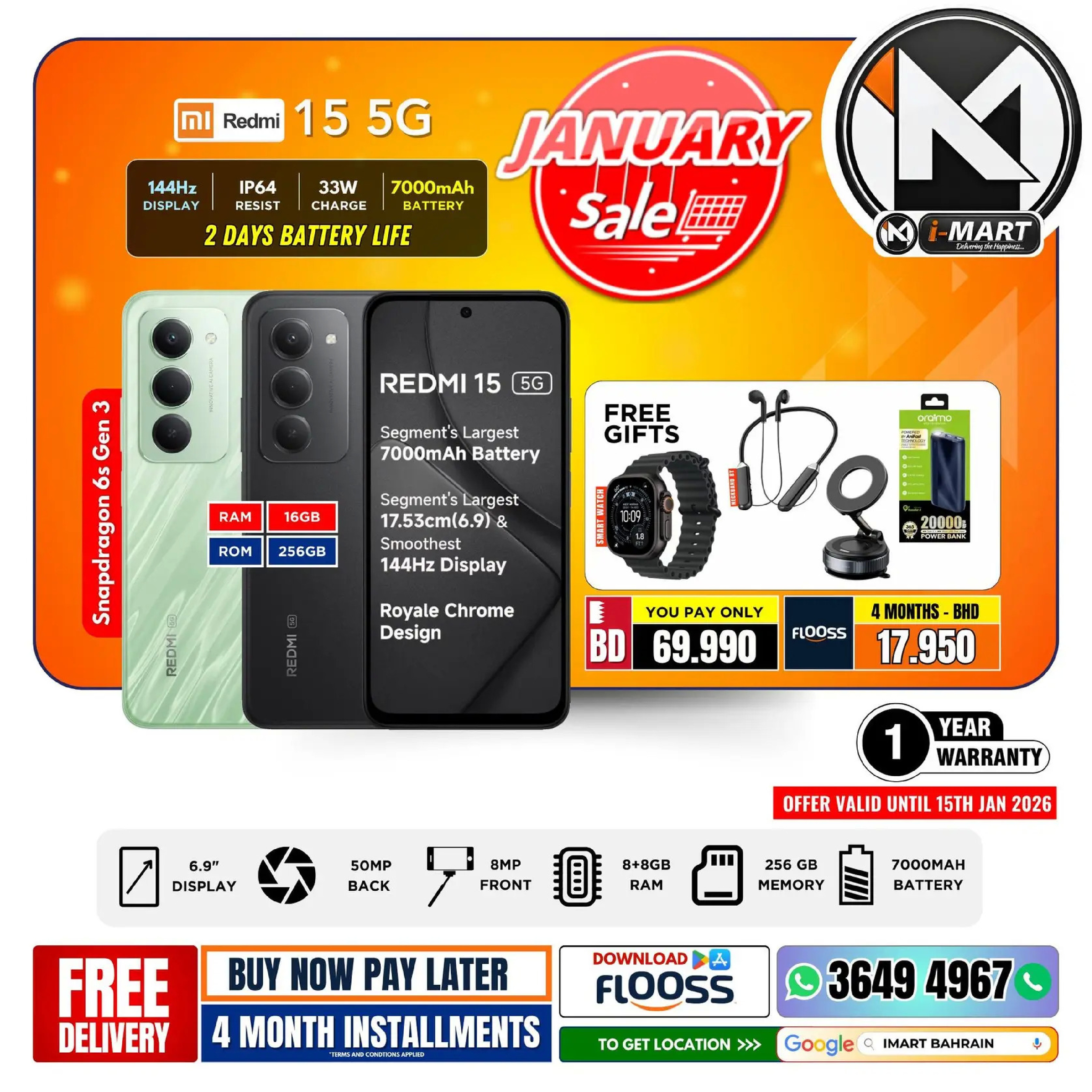 i Mart Bahrain Offers from 9 to 15 January 2026 January offers