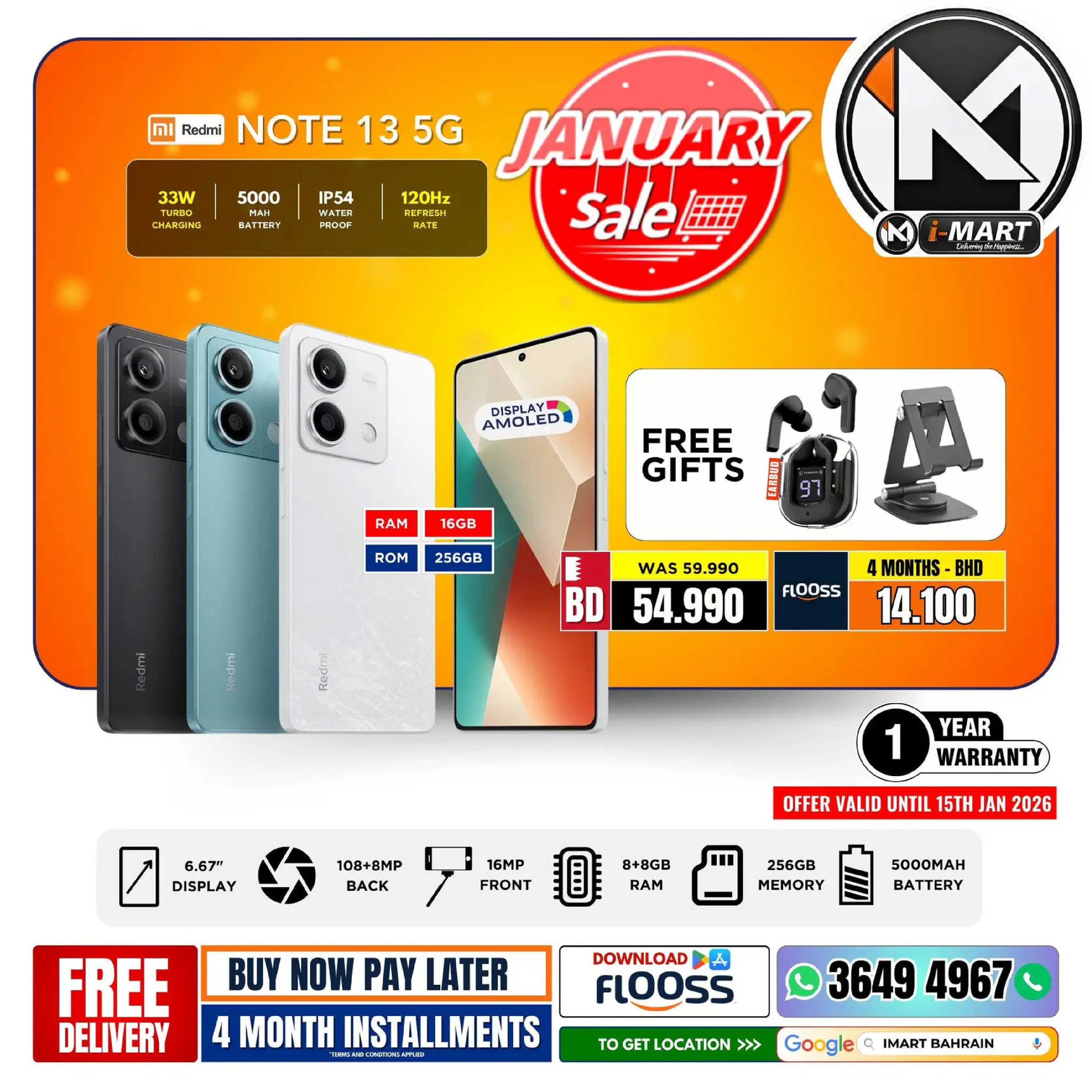 i Mart Bahrain Offers from 9 to 15 January 2026 January offers