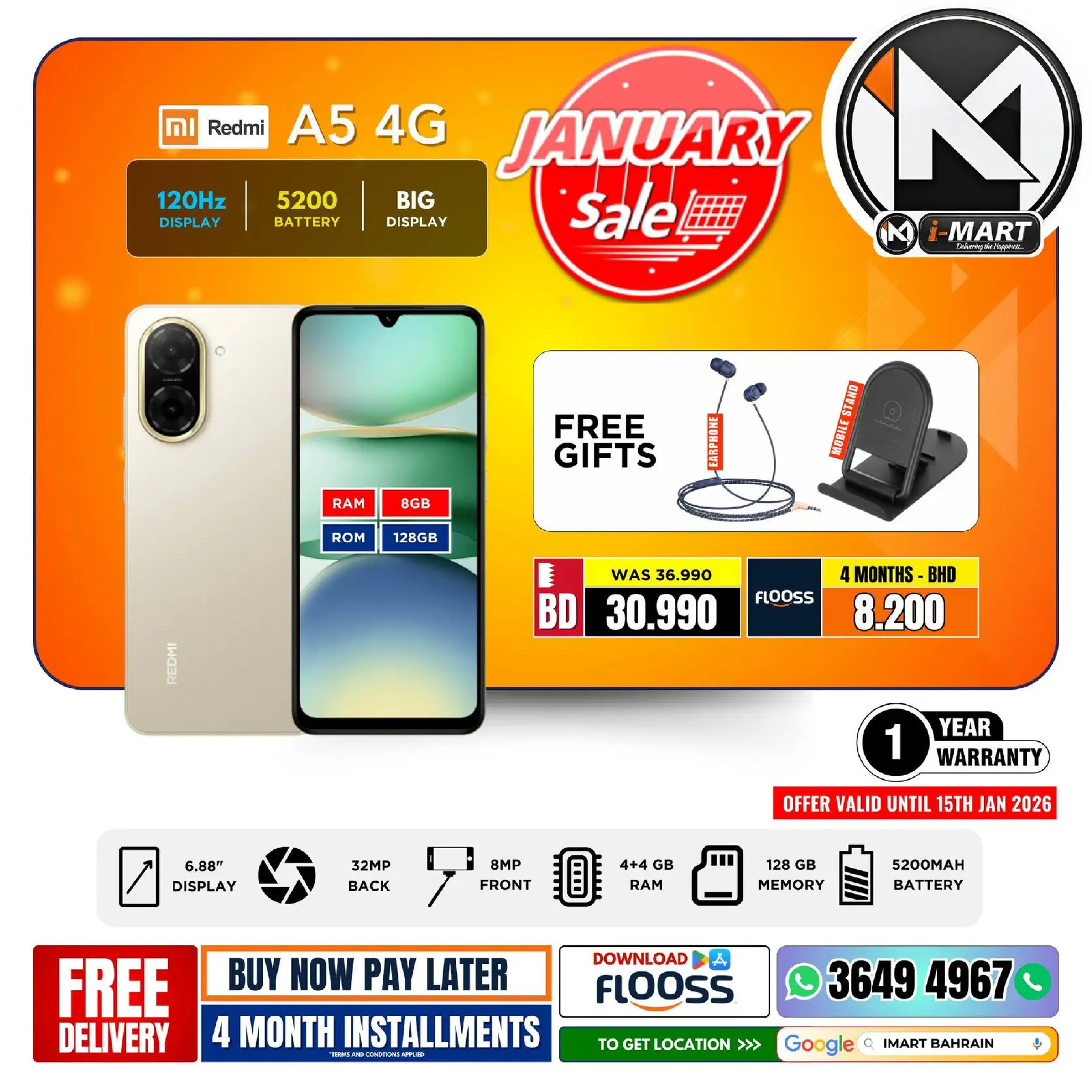 i Mart Bahrain Offers from 9 to 15 January 2026 January offers