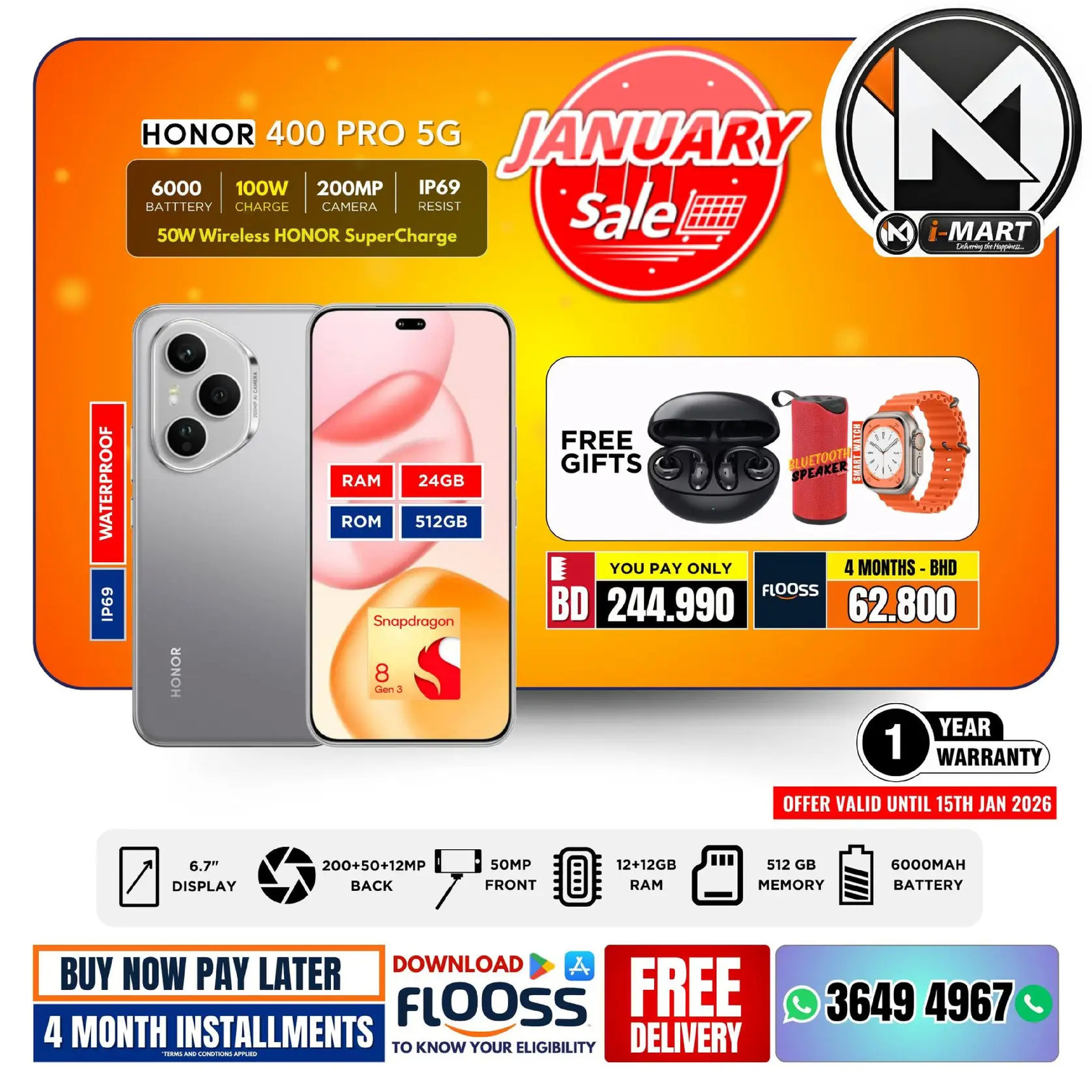 i Mart Bahrain Offers from 9 to 15 January 2026 January offers