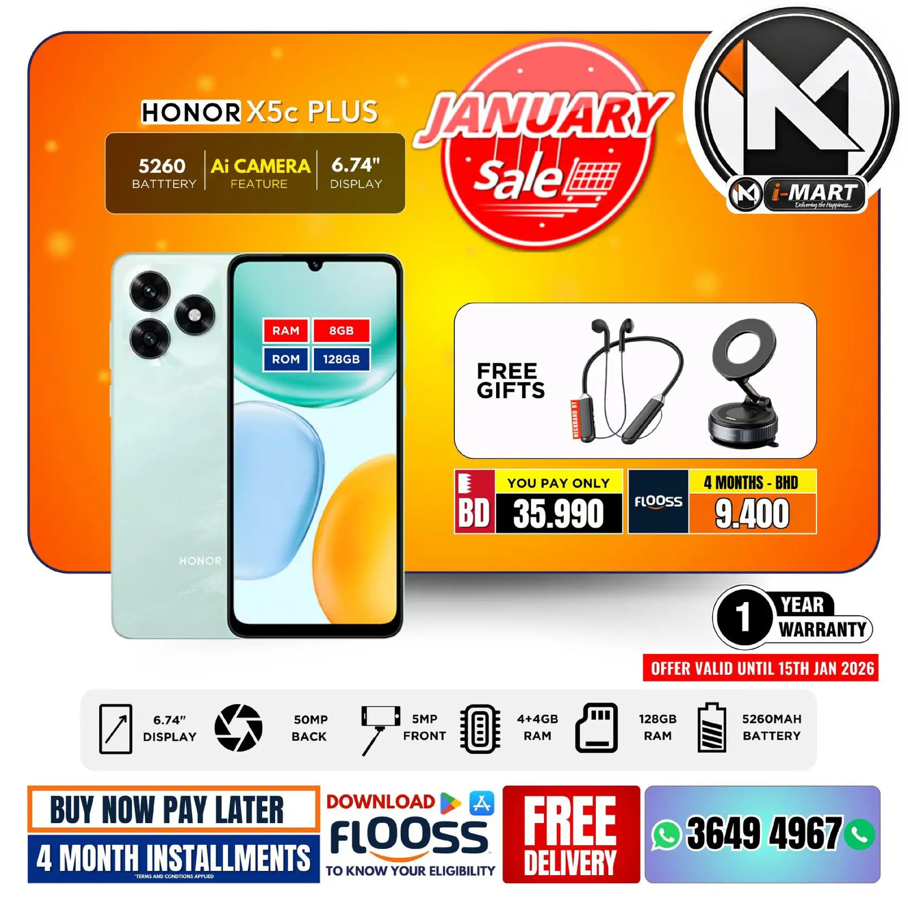 i Mart Bahrain Offers from 9 to 15 January 2026 January offers